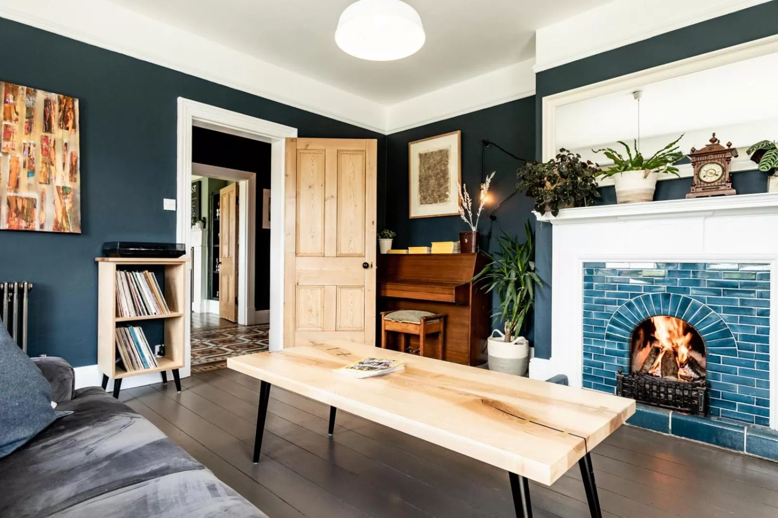 Living room in The Old Vicarage