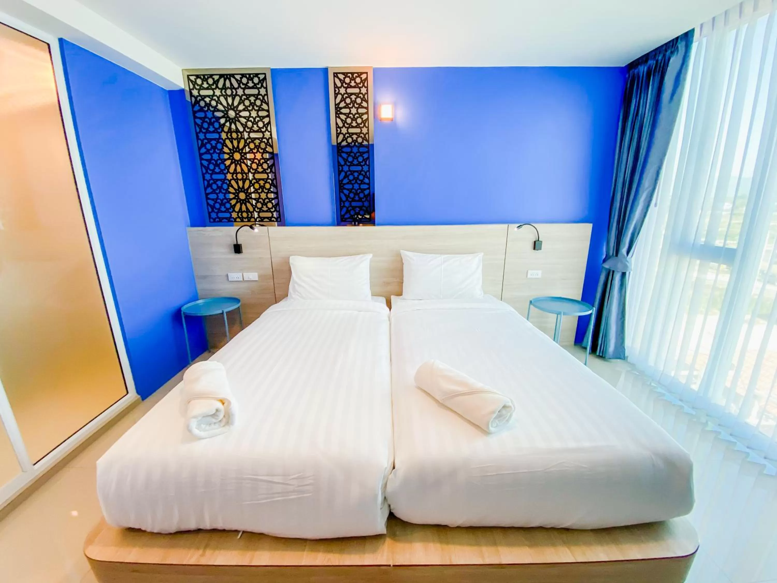 Bed in วัน บัดเจท เชียงราย สนามบิน One Budget Hotel Chiangrai Airport