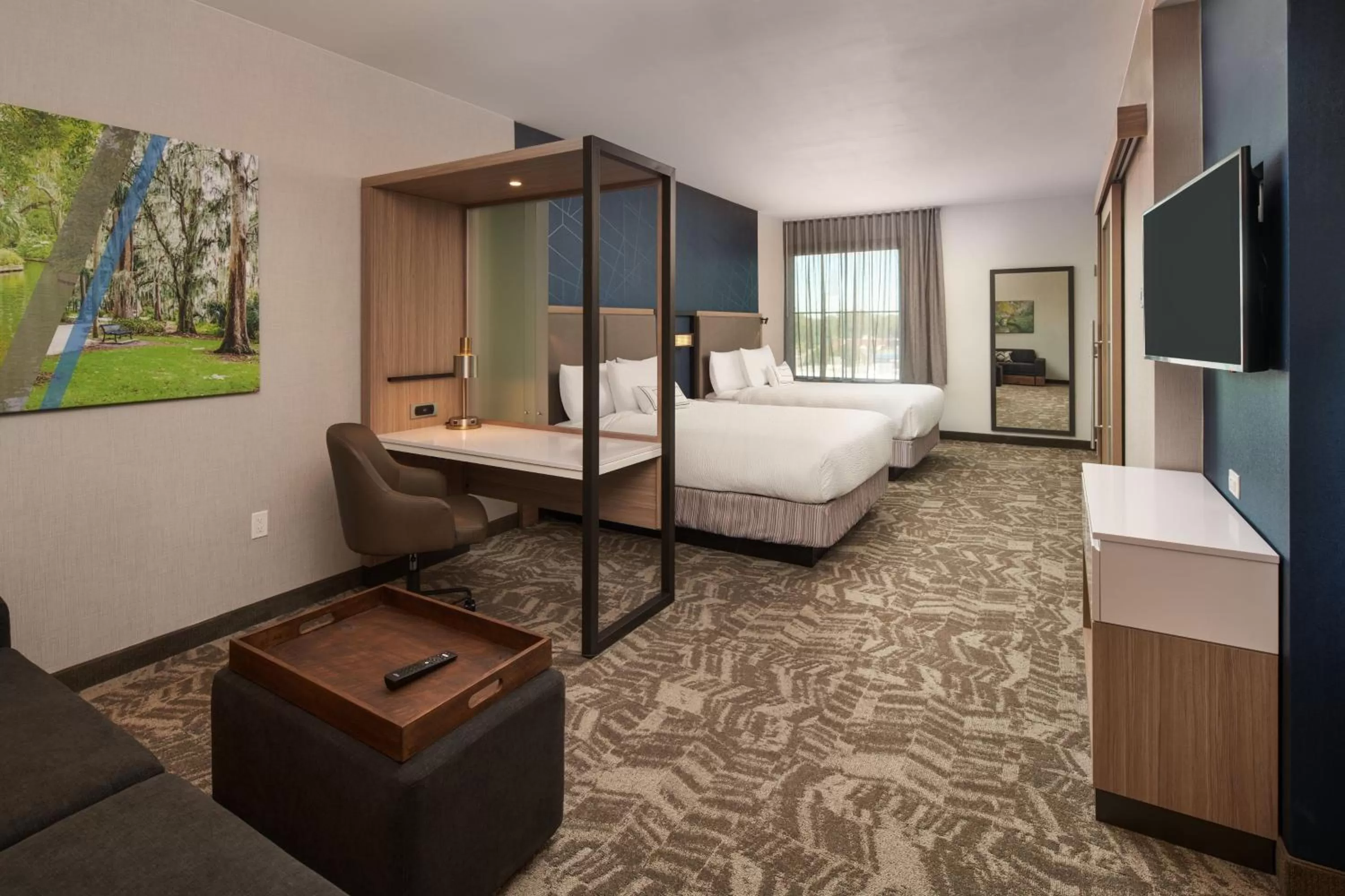 Bedroom, Bed in SpringHill Suites by Marriott Winter Park