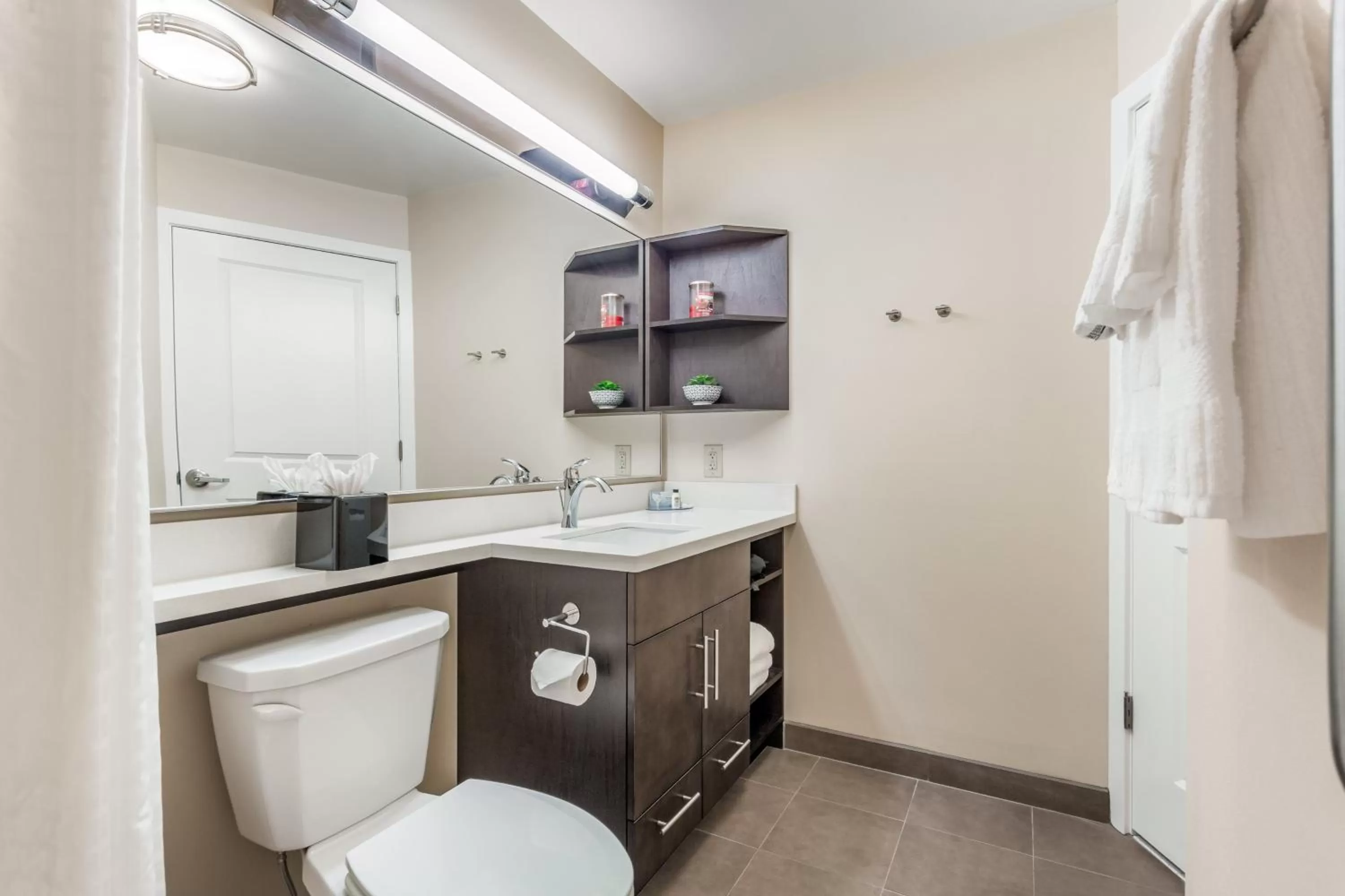 Bathroom in Candlewood Suites Bensalem - Philadelphia Area by IHG