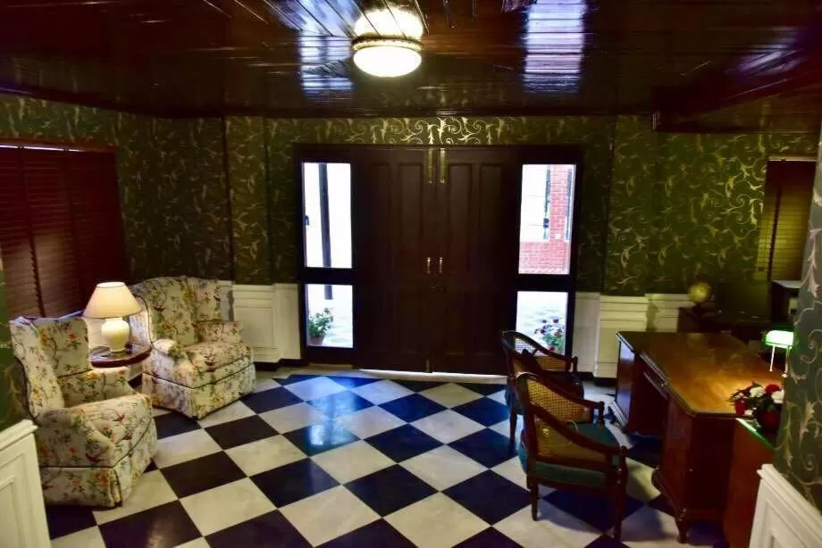 Seating area in The Oaktree House