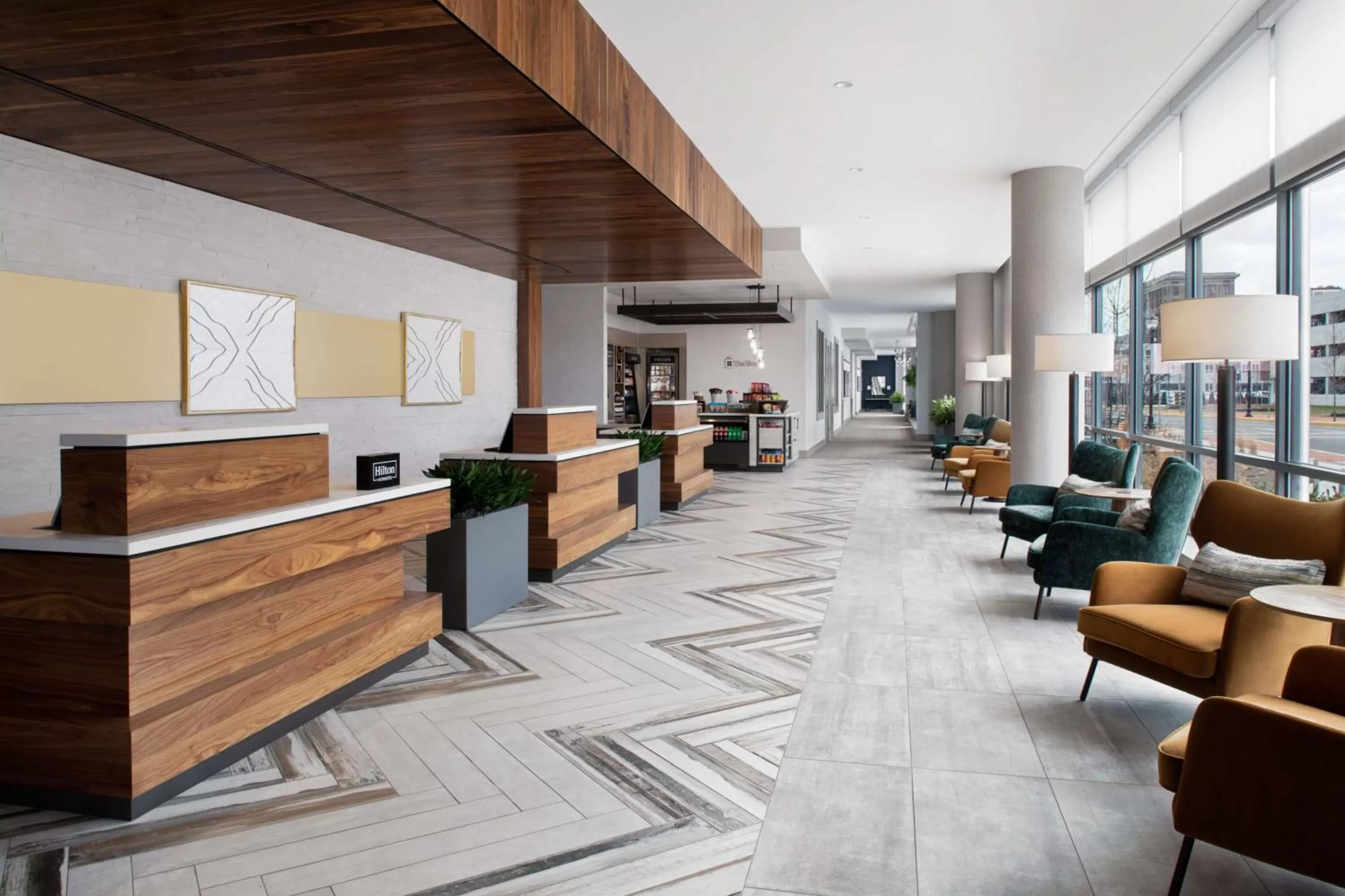 Lobby or reception in Hilton Garden Inn Camden Waterfront Philadelphia