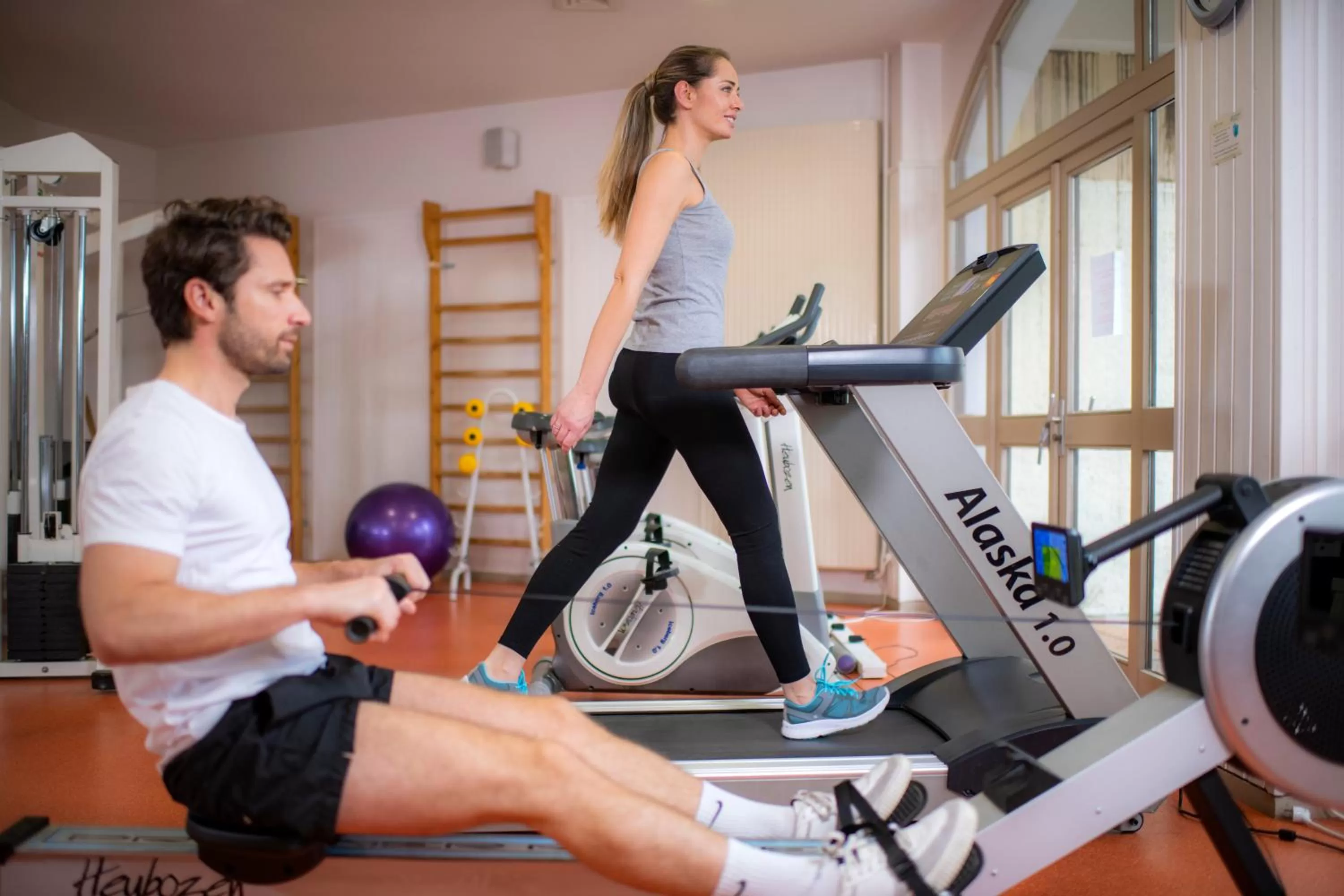 Fitness centre/facilities in Hotel *** & Spa Vacances Bleues Villa Marlioz