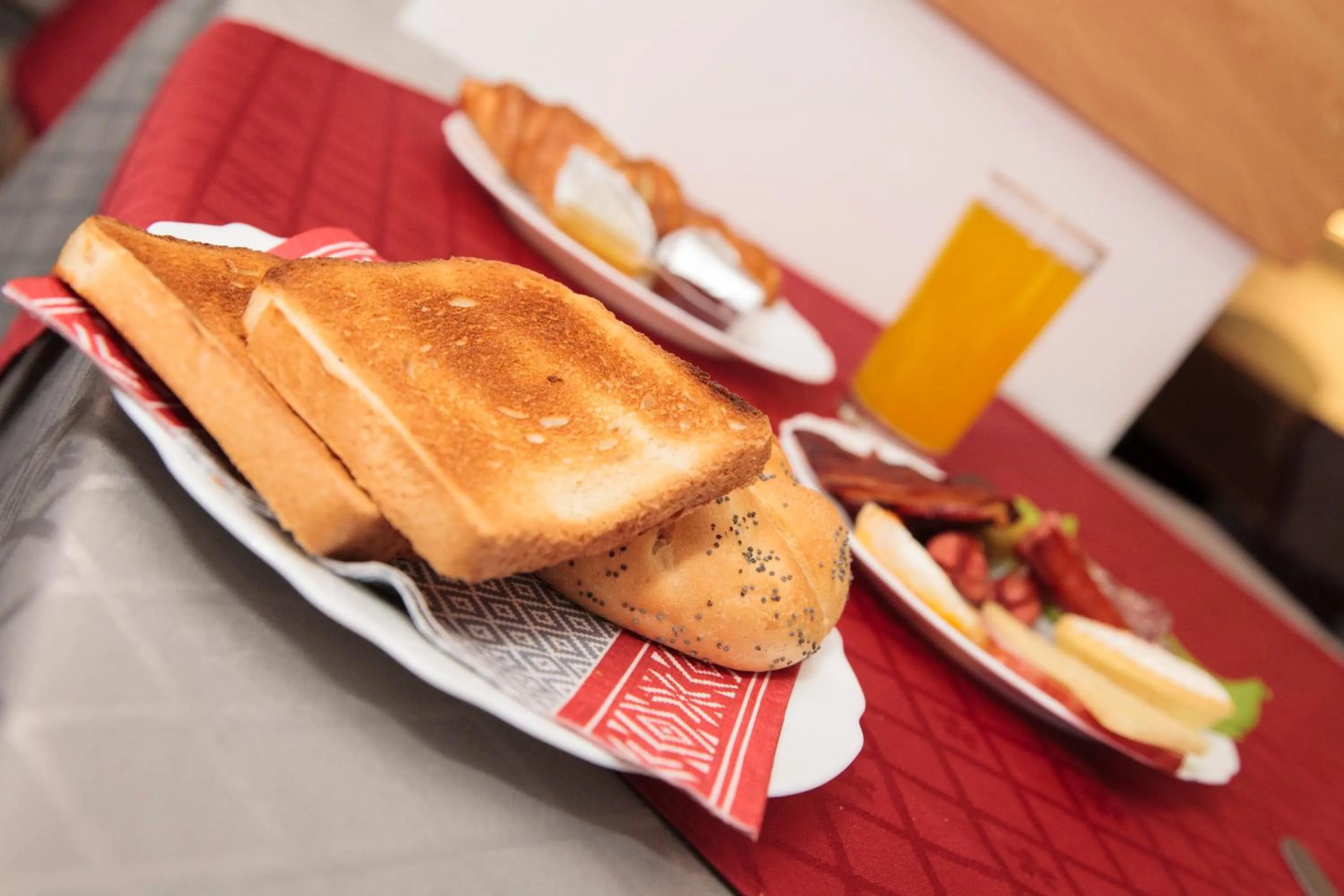 Food close-up in Plus Hotel