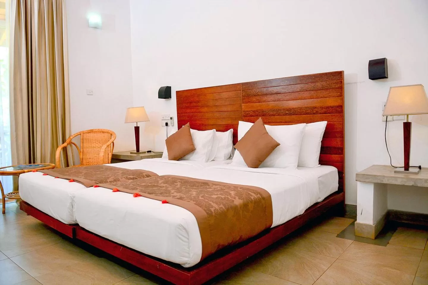Bed in Amaranthe Bay Resort & Spa