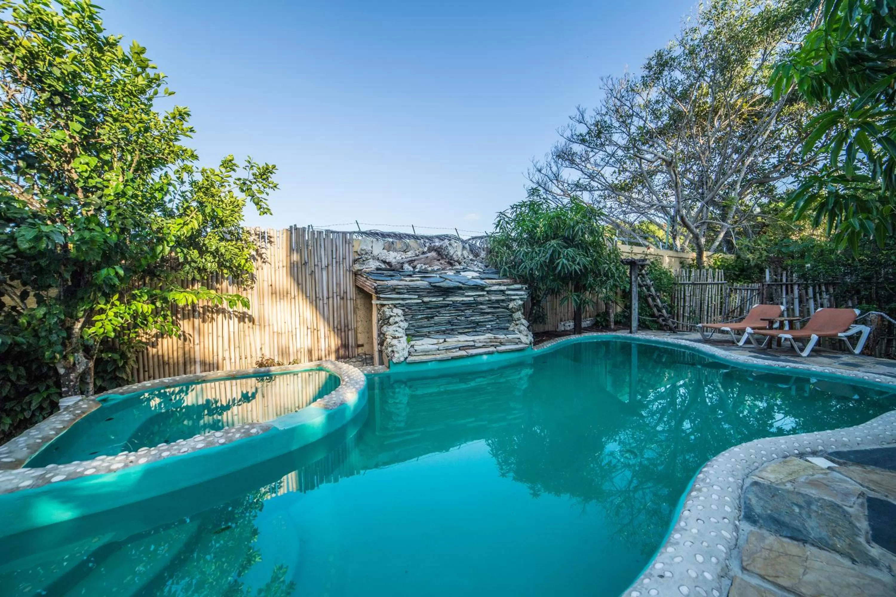 Swimming pool in Cabarete Maravilla Eco Lodge Boutique Beach Surf Encuentro, Kite, by AA Crypto Group