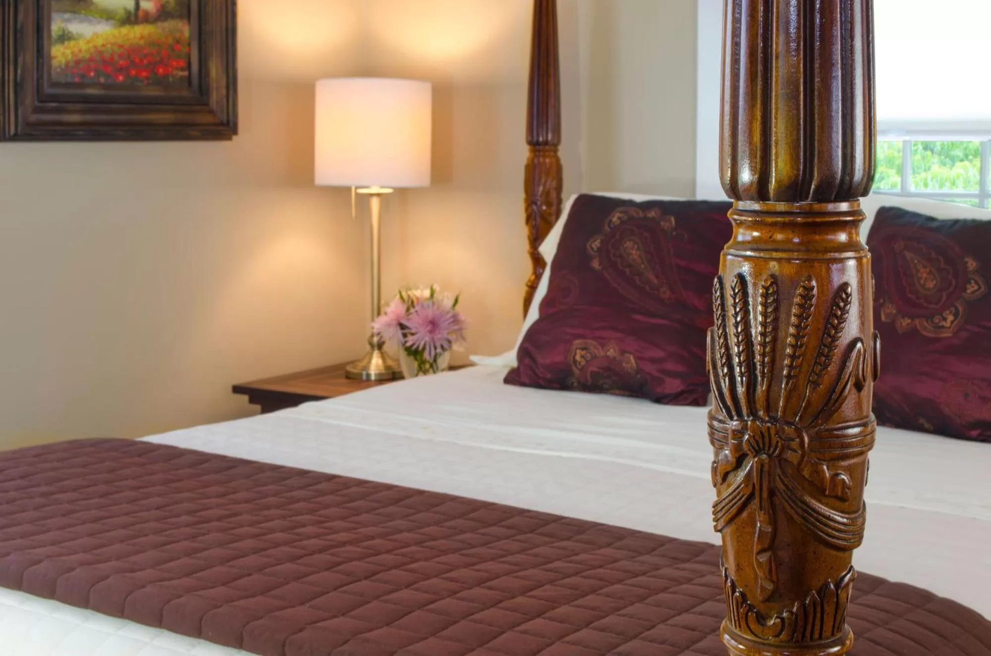 Bed in Hillbrook Inn & Spa