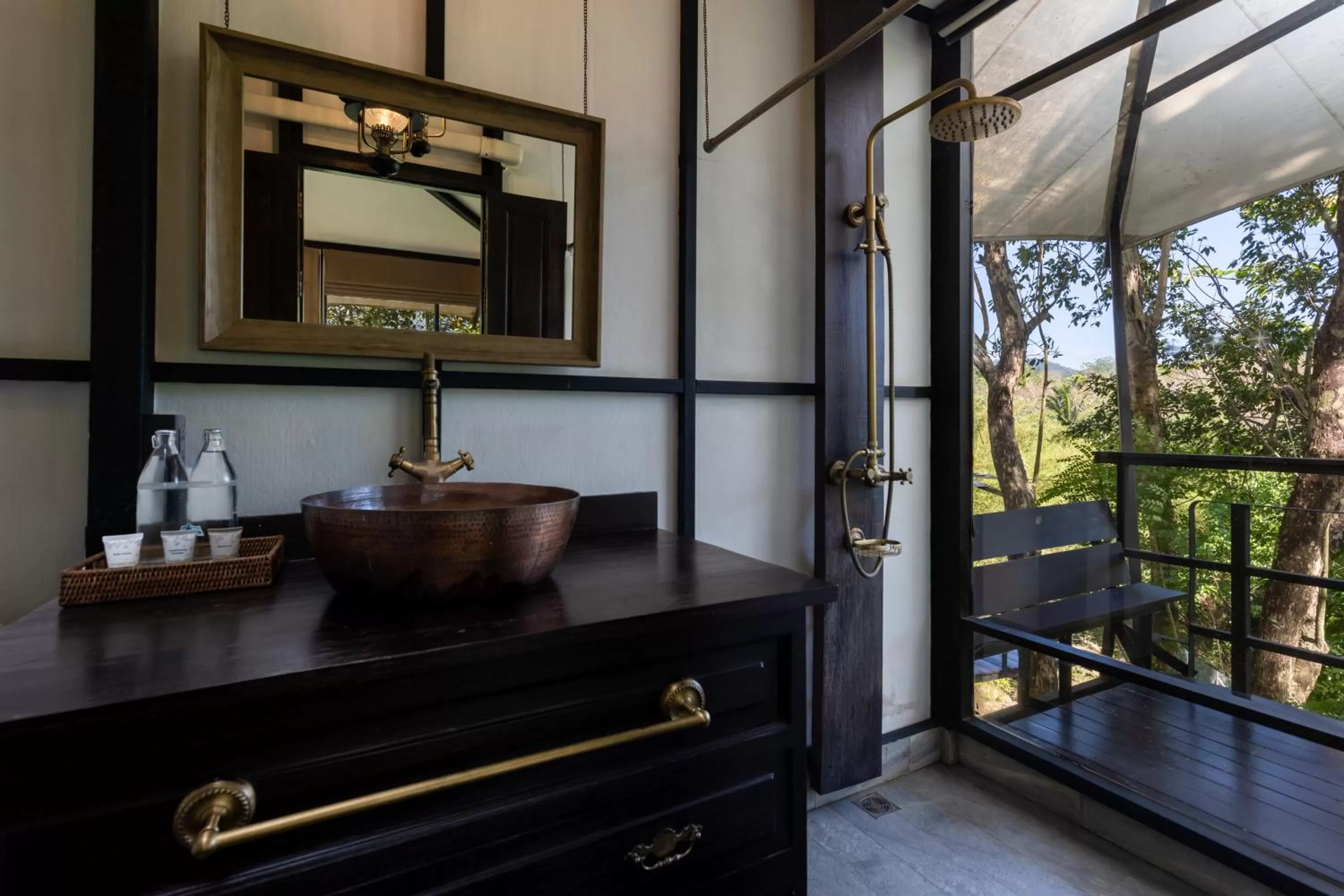 Toilet in Kachonghills Tented Resort Trang