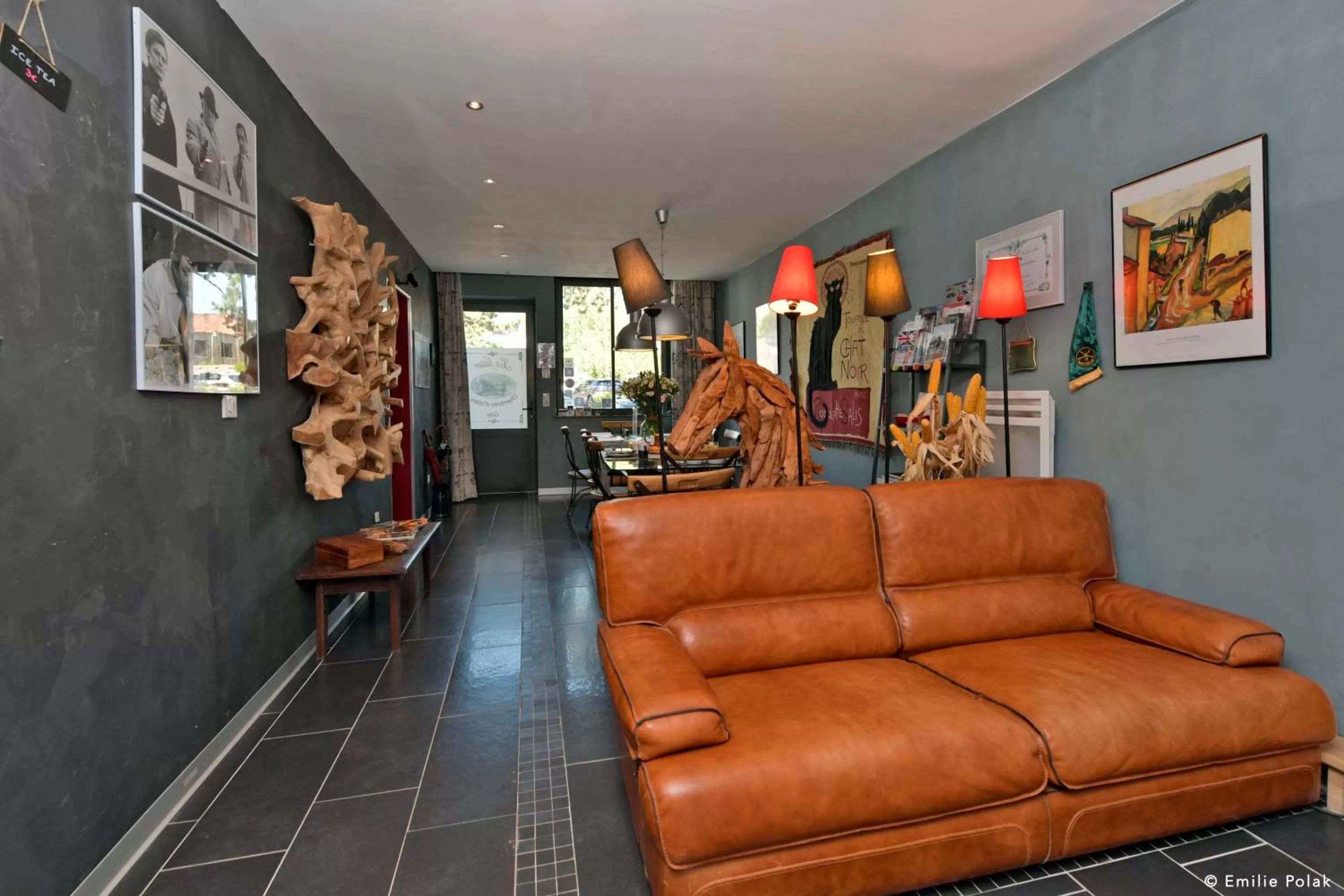 Lobby or reception in Chambres d'Hôtes La Filature