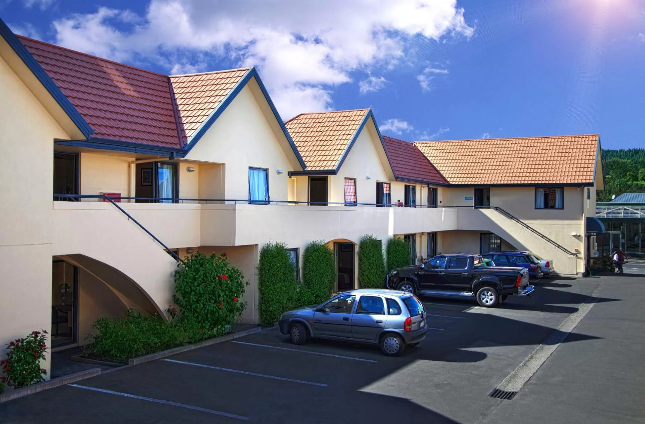 Property building in Bella Vista Motel Dunedin