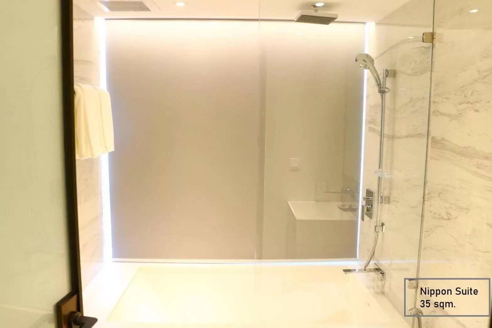 Bathroom in ashley hotel bkk