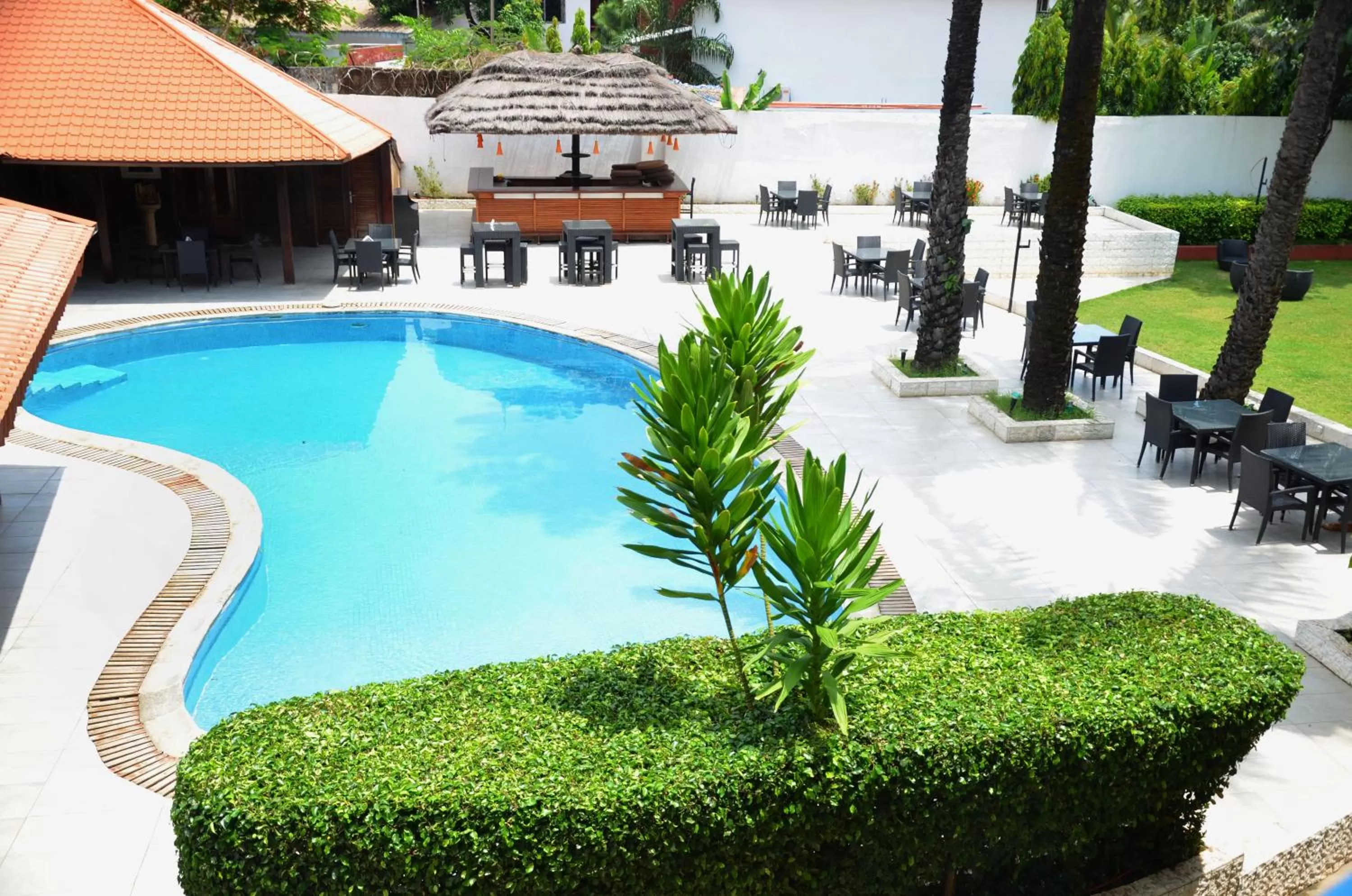 Pool view in Riviera Taouyah Hotel