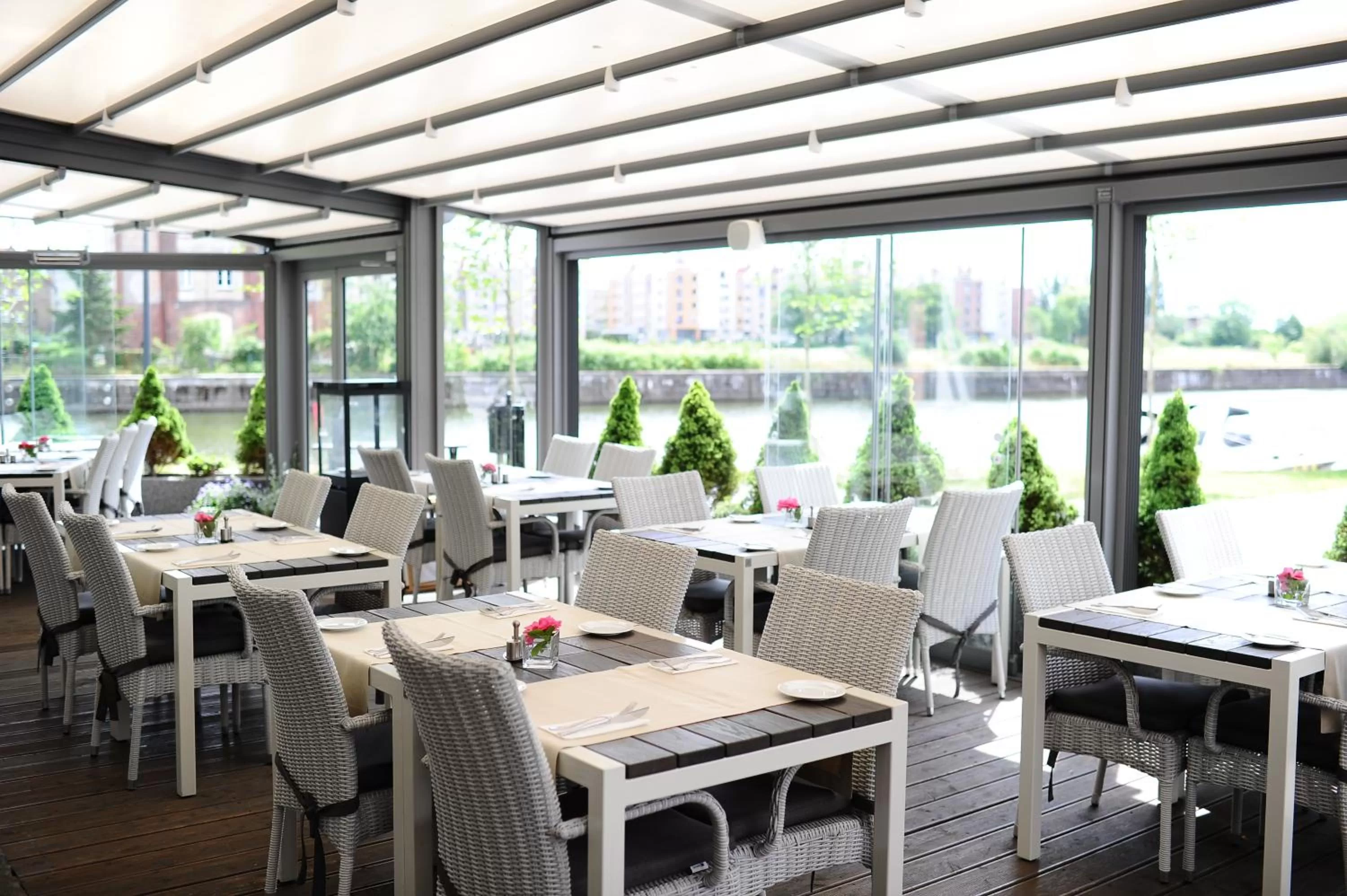 Patio in GRANO HOTEL Gdańsk Riverside dawniej HOTEL ALMOND BUSINESS & SPA