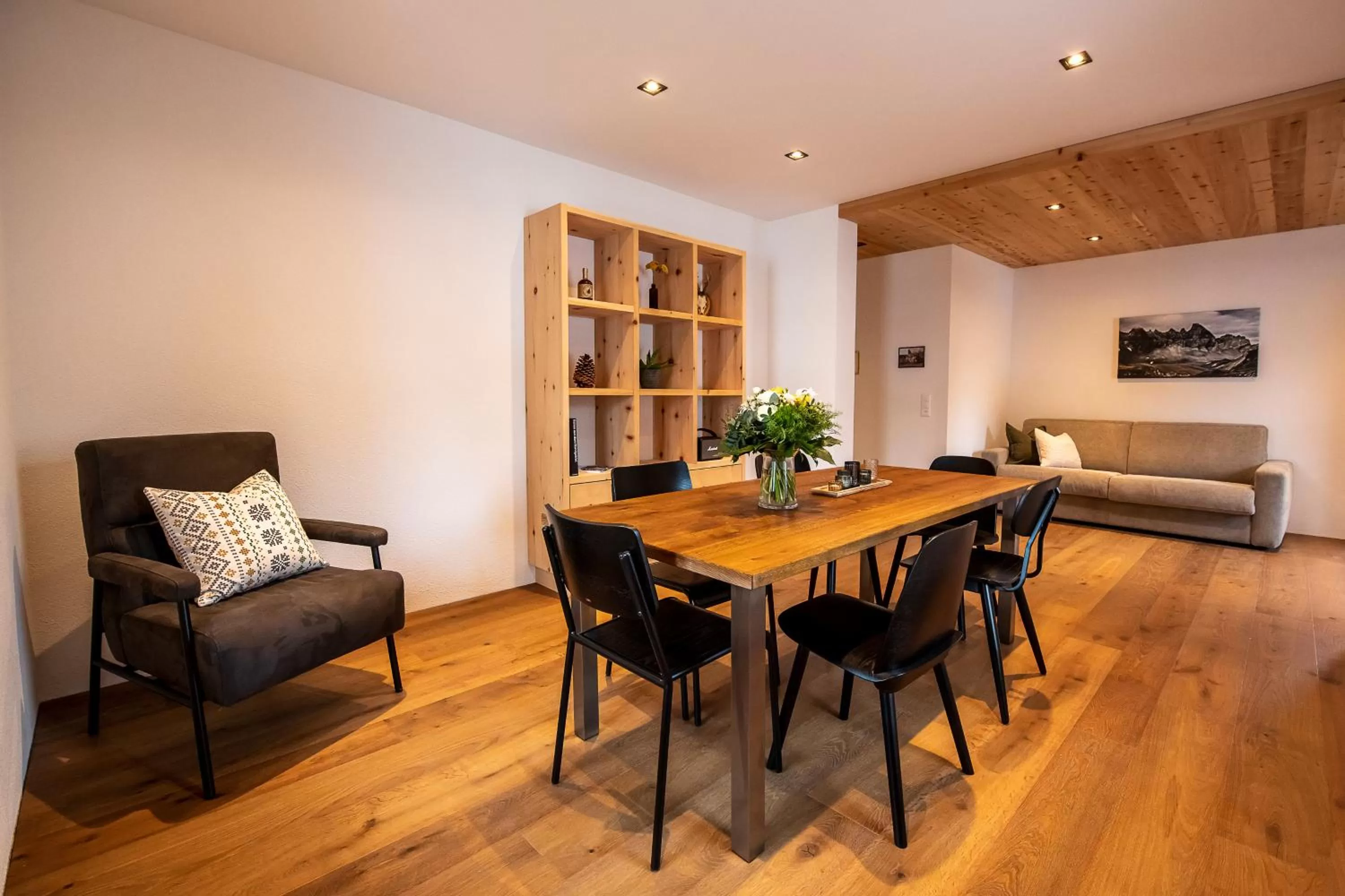 Living room in Flem Mountain Lodge