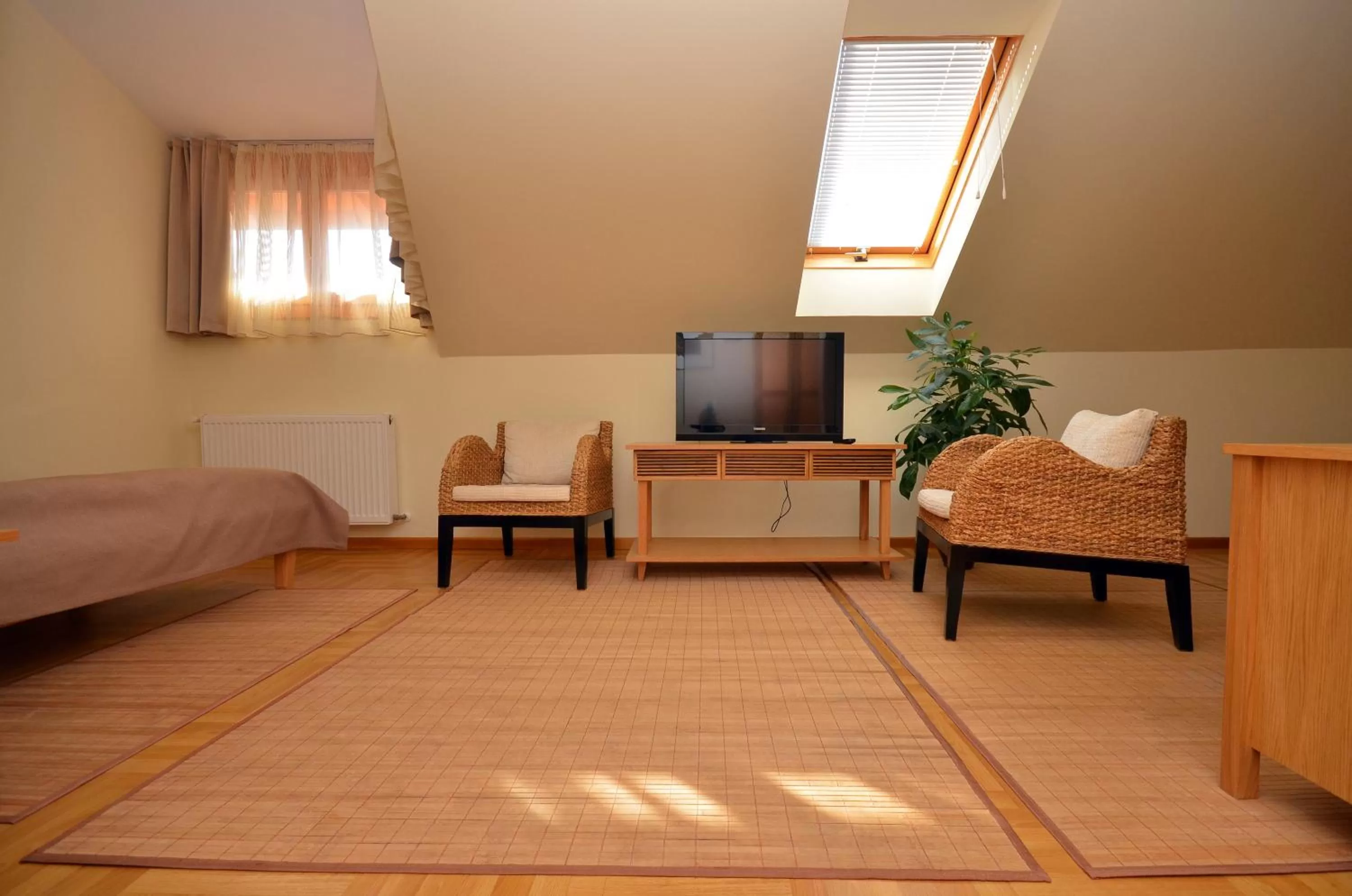 Decorative detail, TV/Entertainment Center in Art Garni Hotel