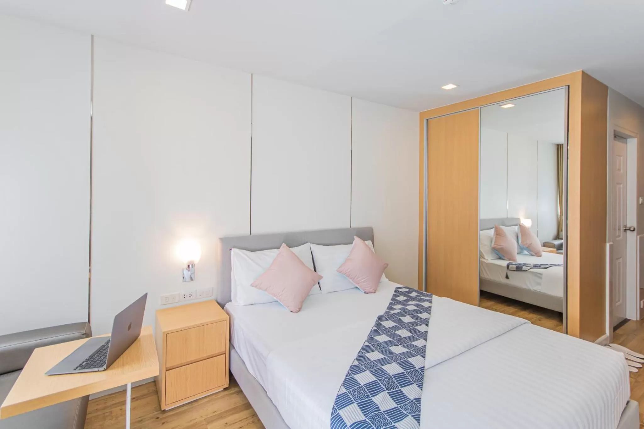 Bed in United Residence Ekamai Bangkok