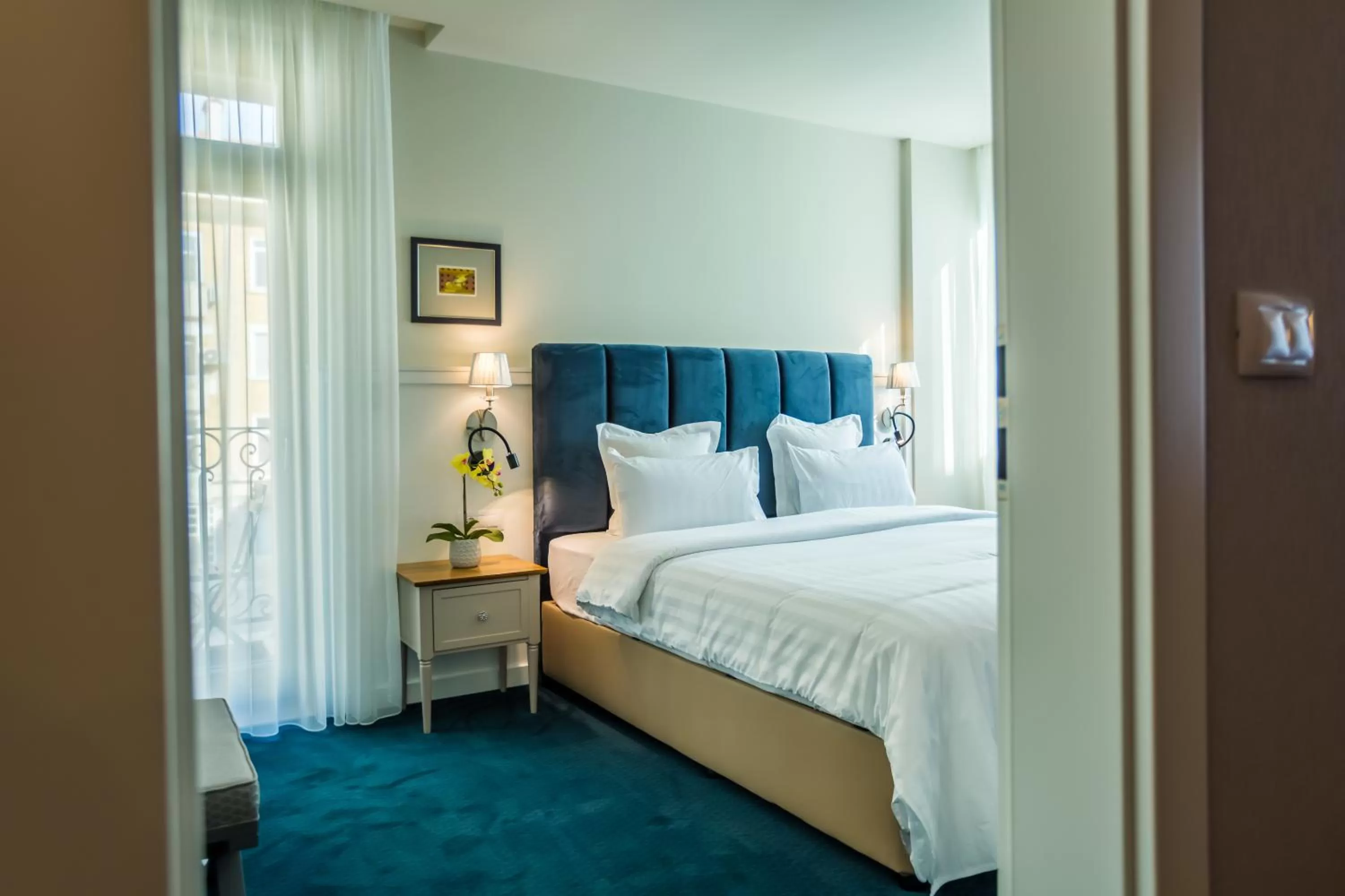 Photo of the whole room, Bed in Hotel Residence Promenade