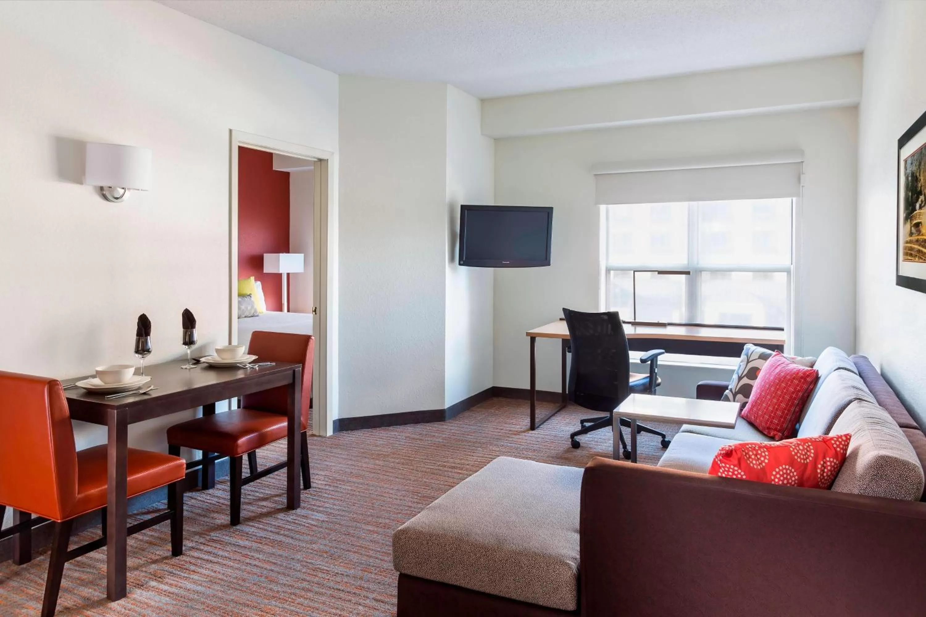 One-Bedroom Queen Suite with Sofa Bed in Residence Inn by Marriott Bloomington by Mall of America
