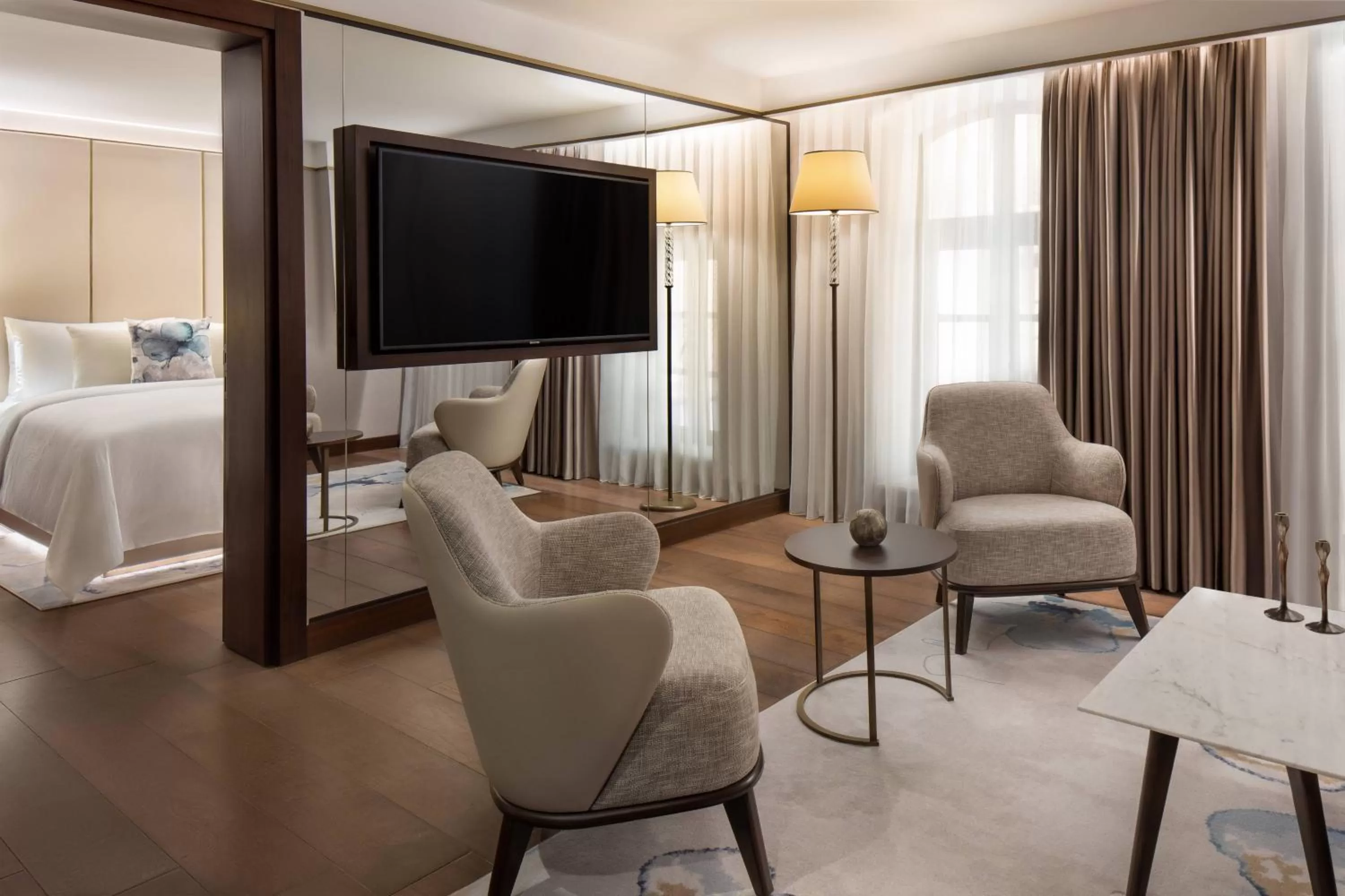 Photo of the whole room, Bed in JW Marriott Istanbul Bosphorus