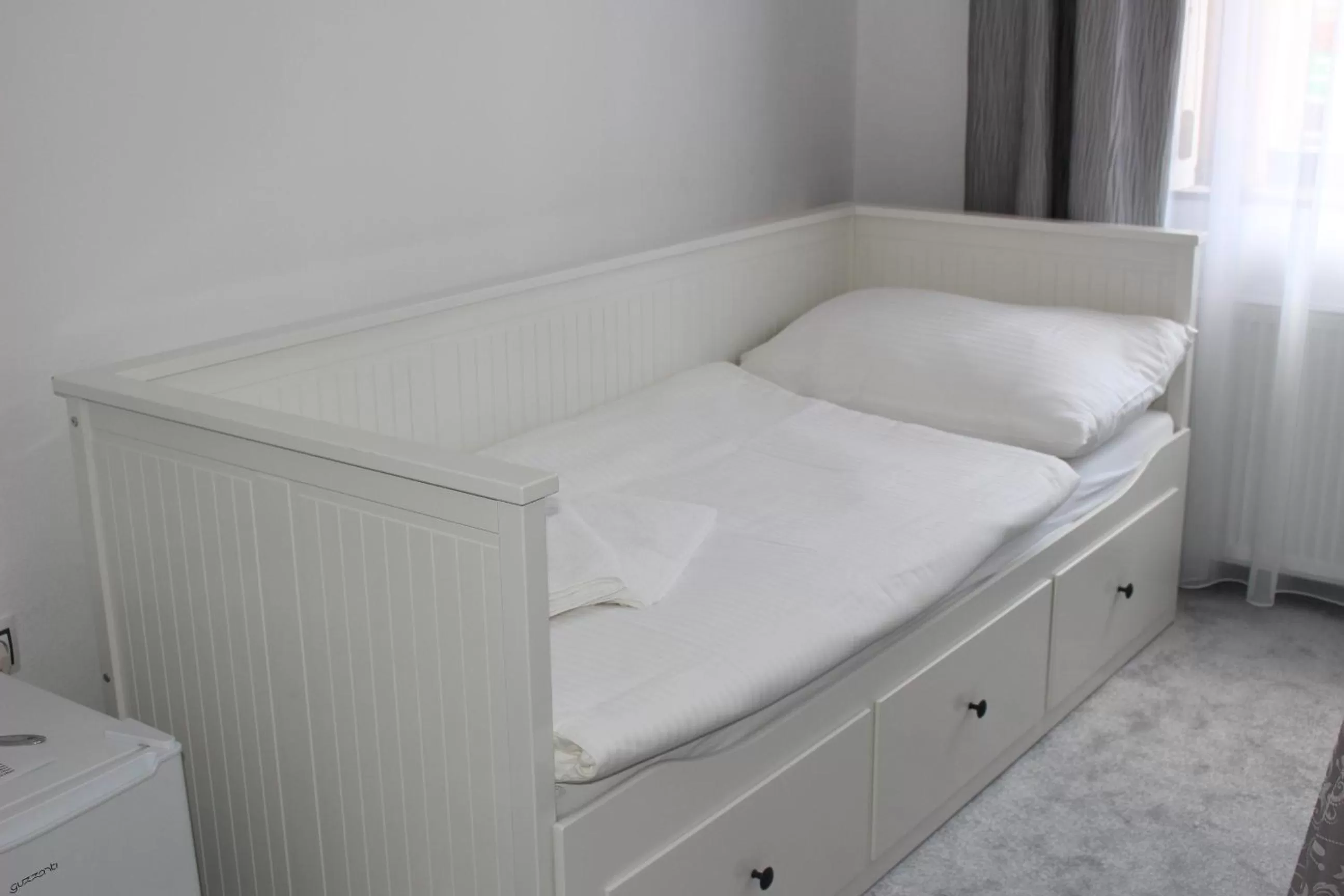 Bed in Hotel Amadeus