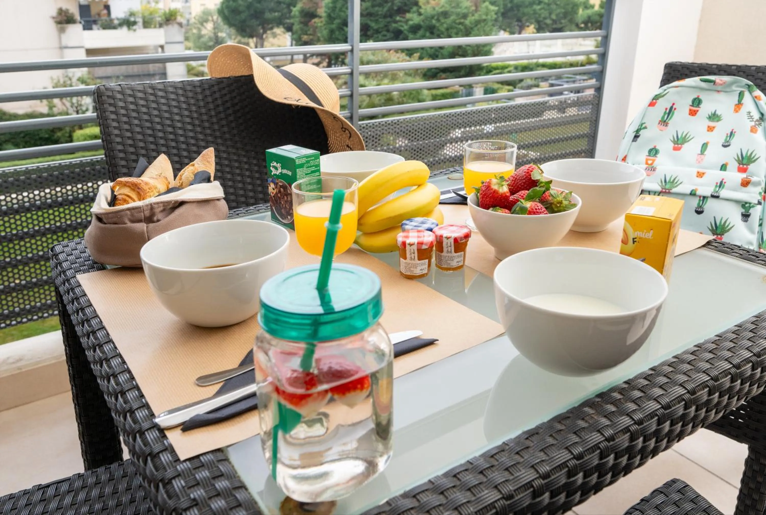 Balcony/Terrace in Nemea Appart Hotel Le Lido Cagnes sur Mer