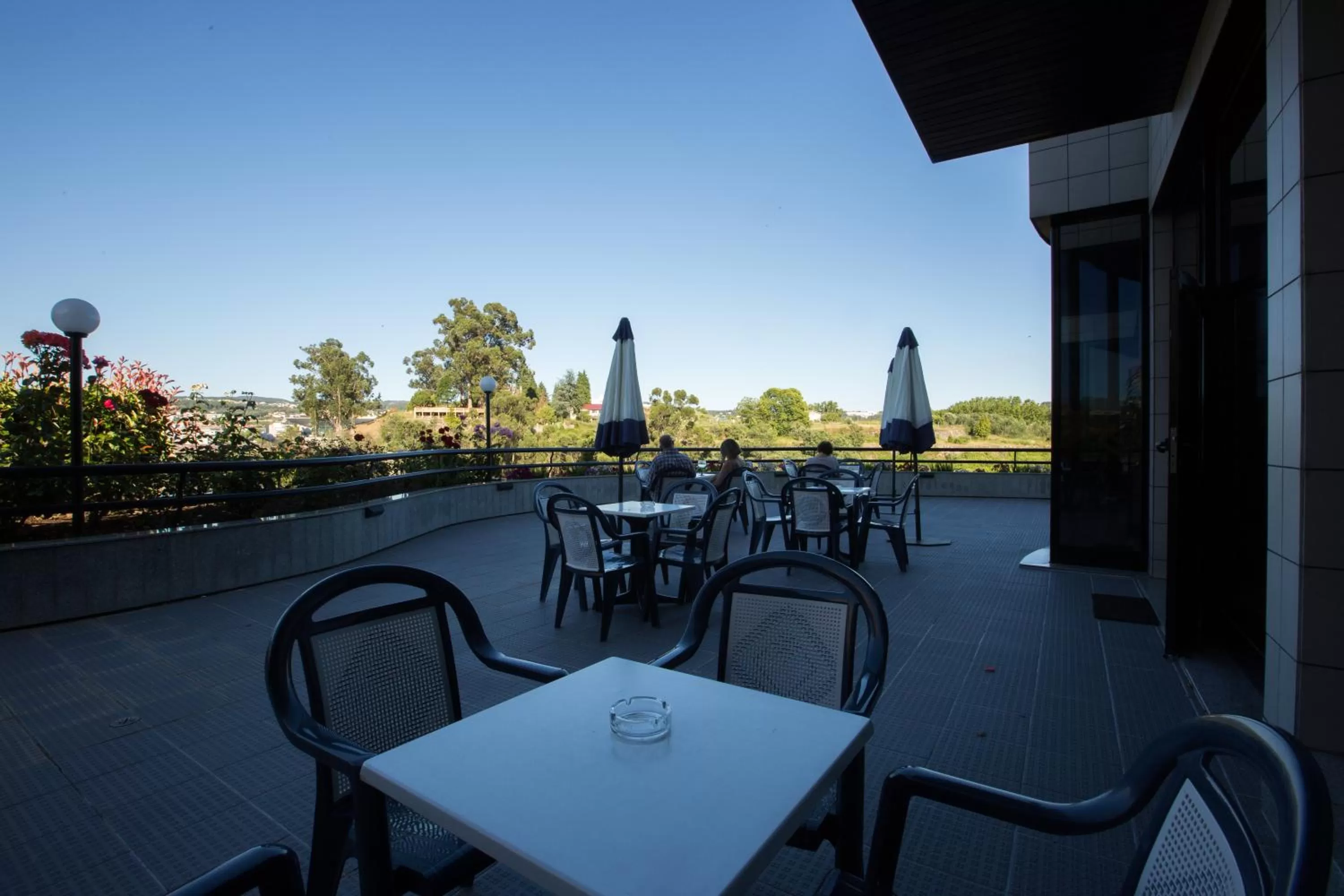 Patio in Hotel Miracorgo