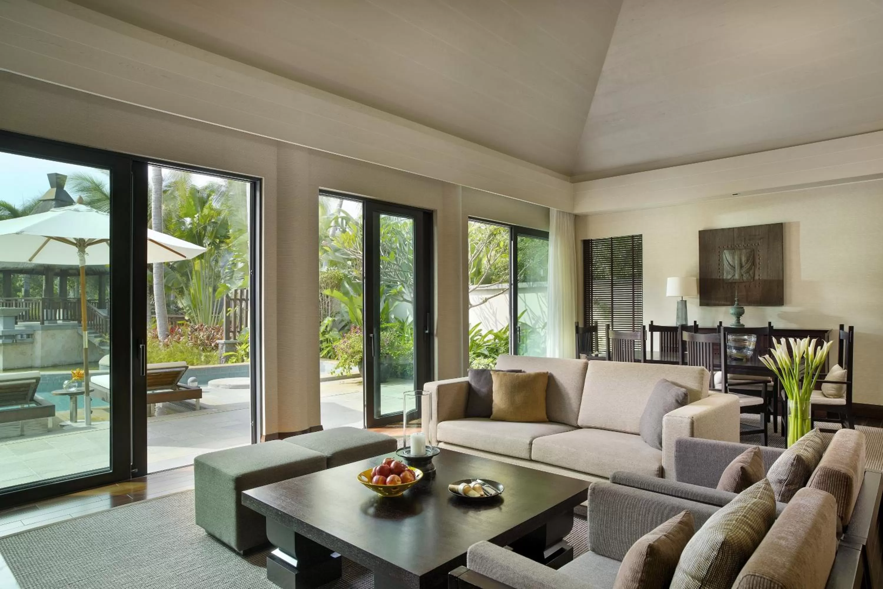 Living room in Raffles Hainan Clear Water Bay