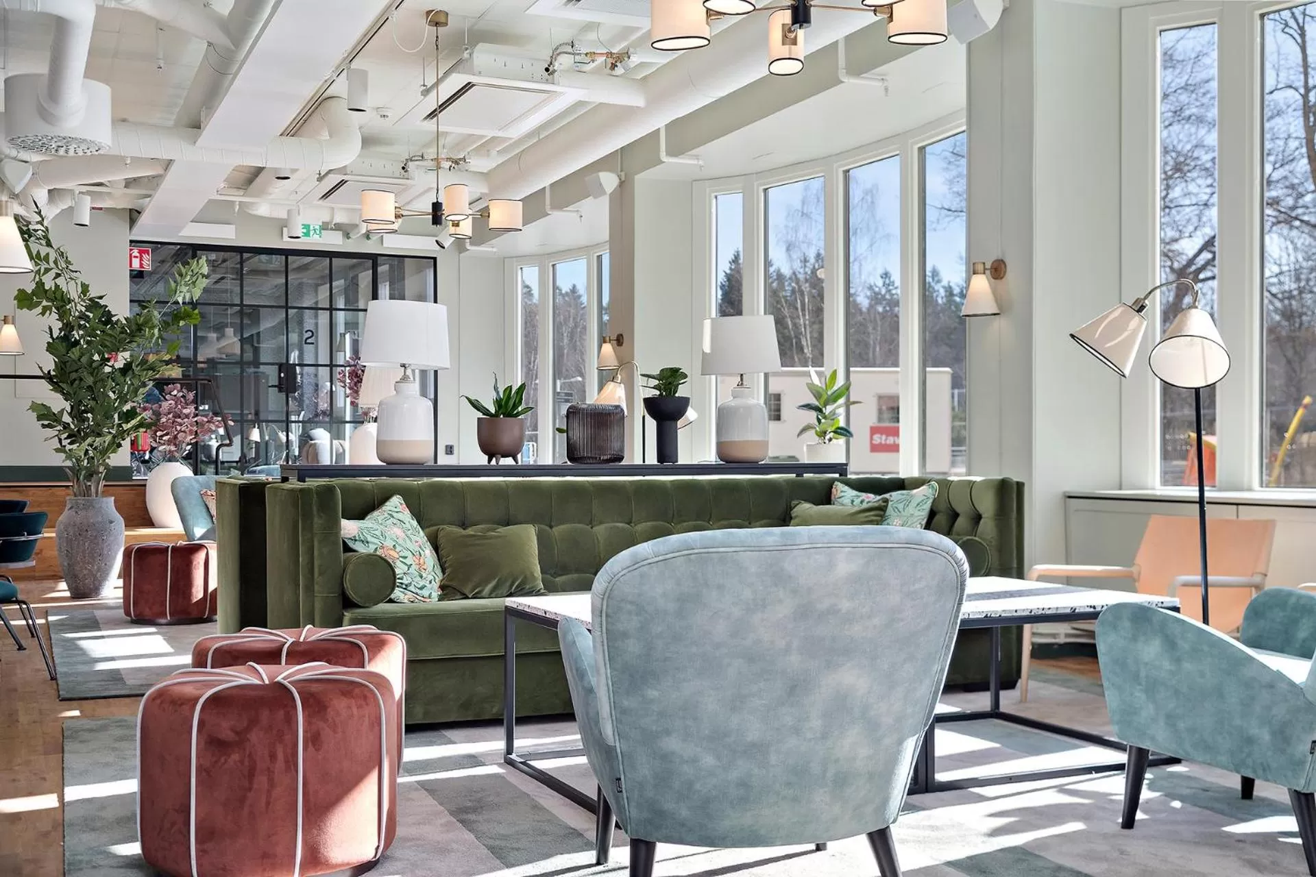 Living room in Hotel Giò; BW Signature Collection