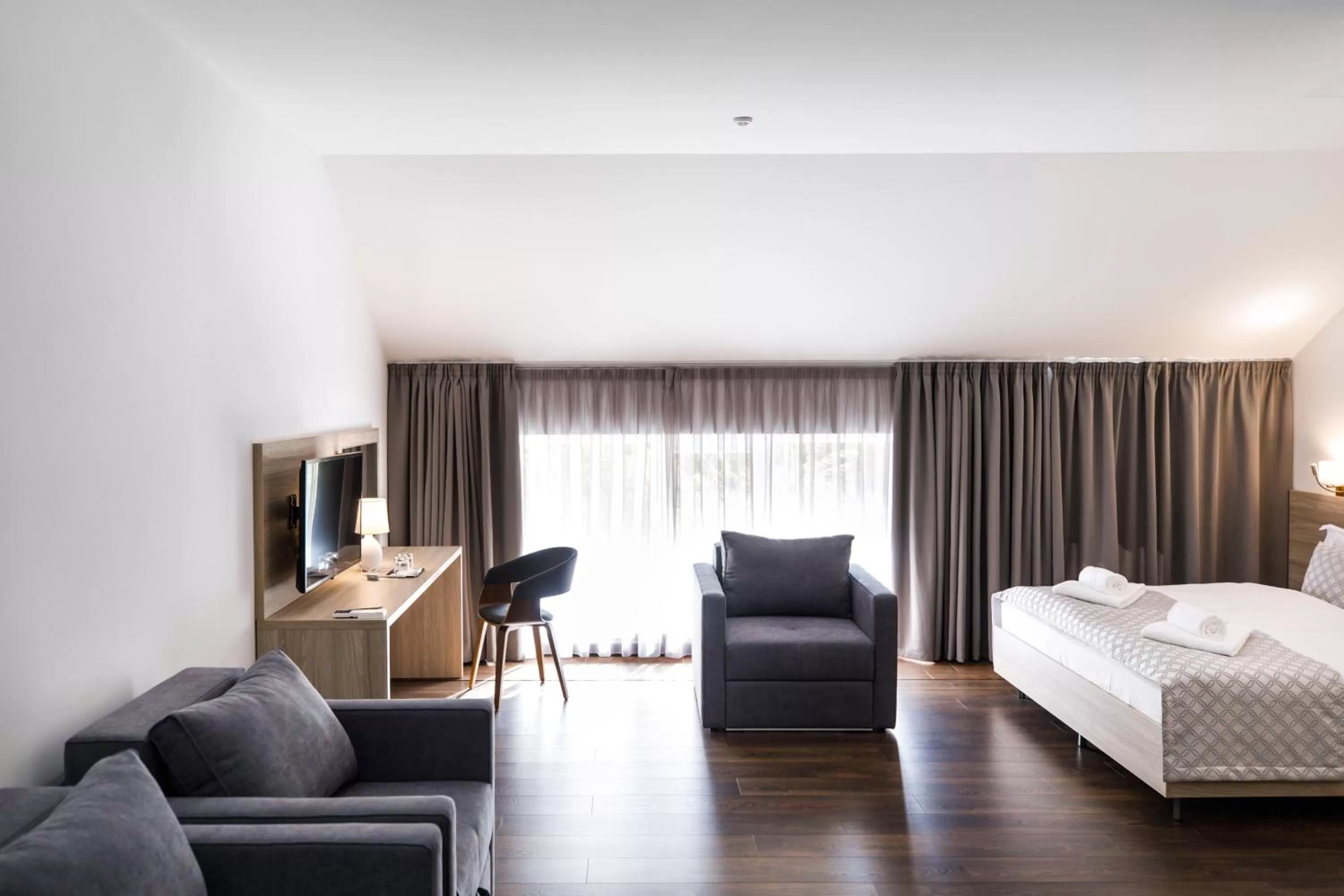 Bed in Hotel Antonio