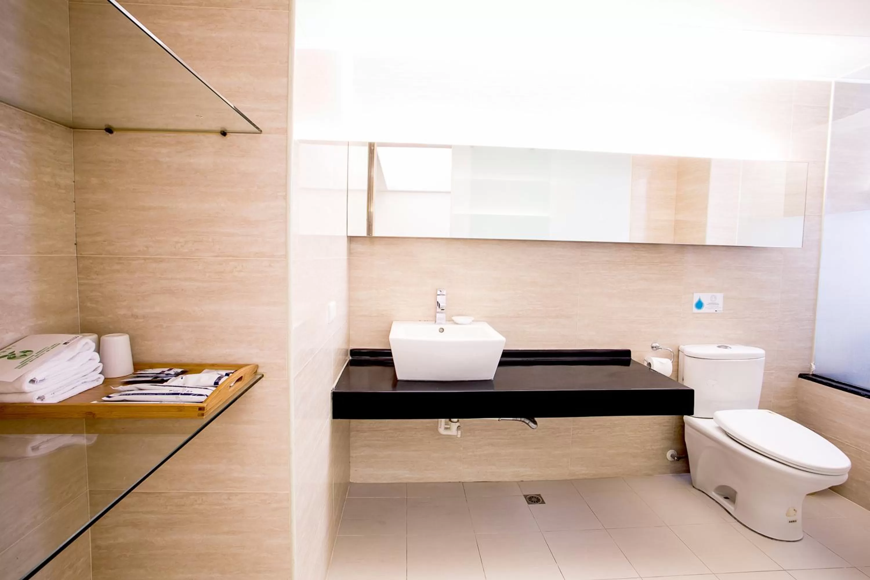 Bathroom in Huang Shin Business Hotel-Chung Kang