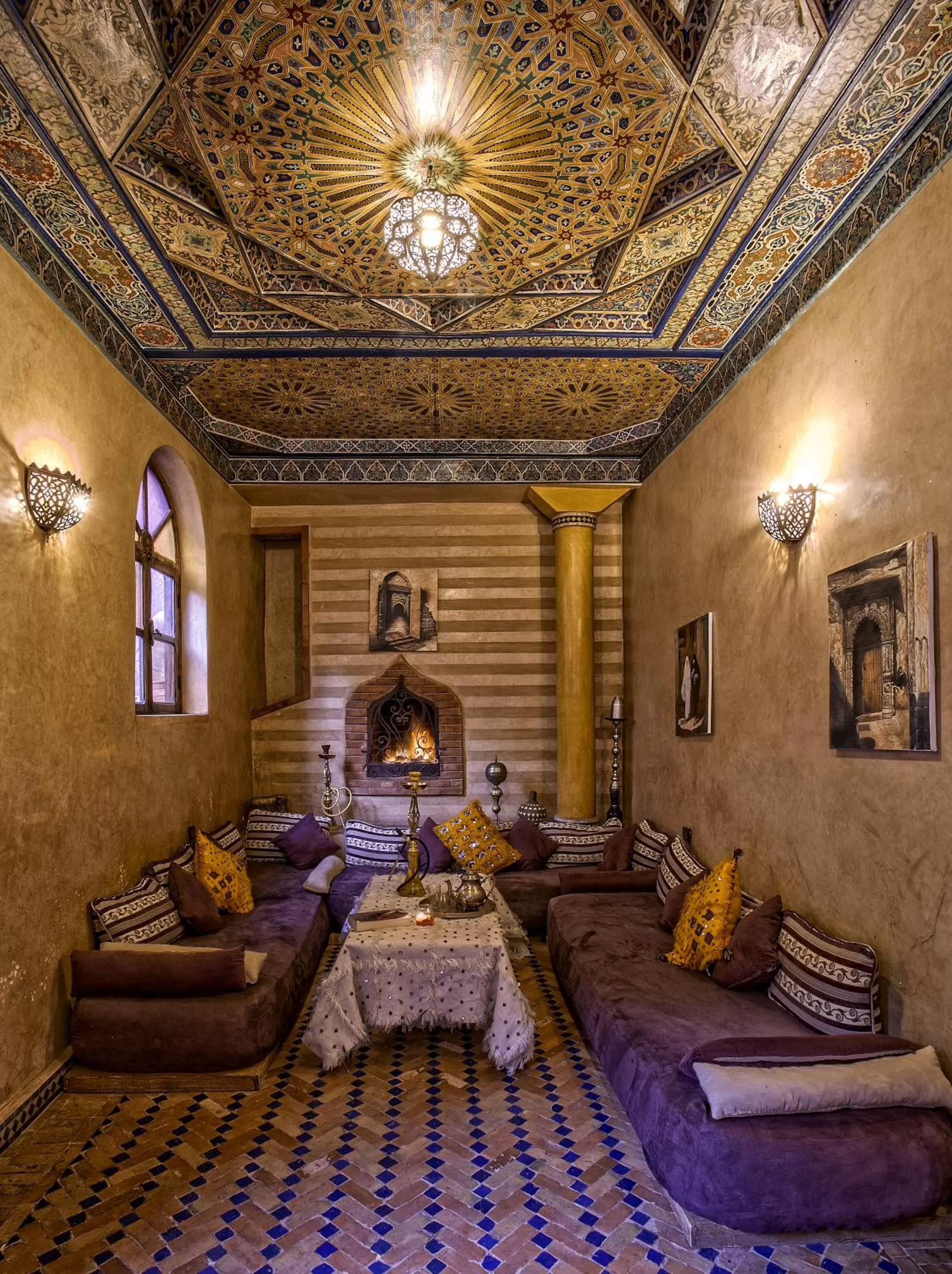 Living room in Hotel Kasbah Le Mirage & Spa