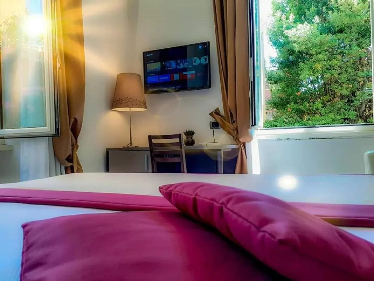 Bed in Aventino Guest House