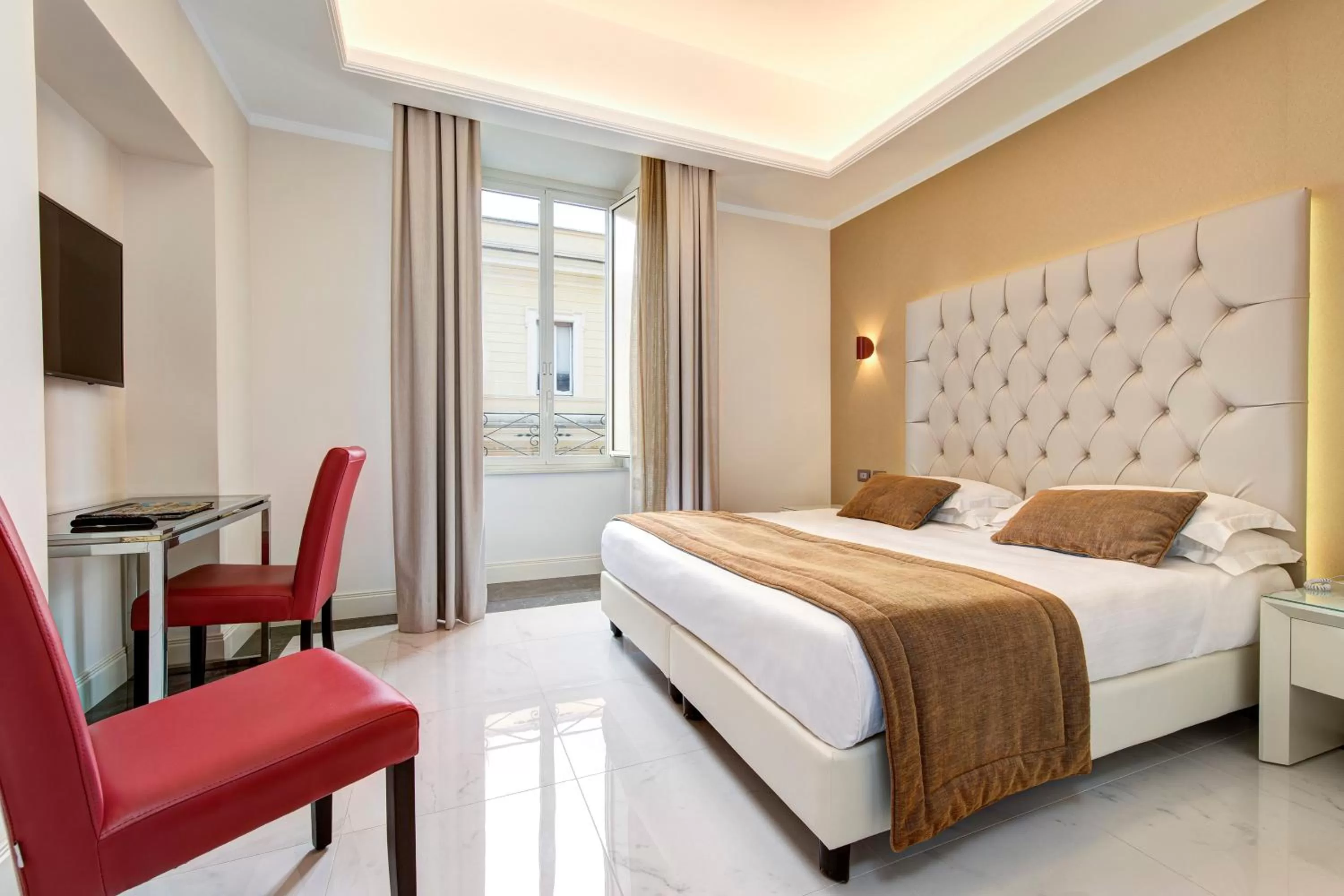 Photo of the whole room, Bed in Marcella Royal Hotel - Rooftop Garden