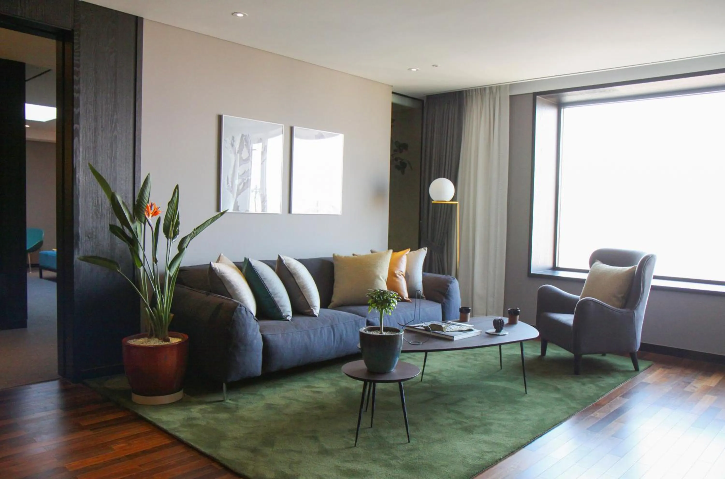 Living room in Maison Glad Jeju