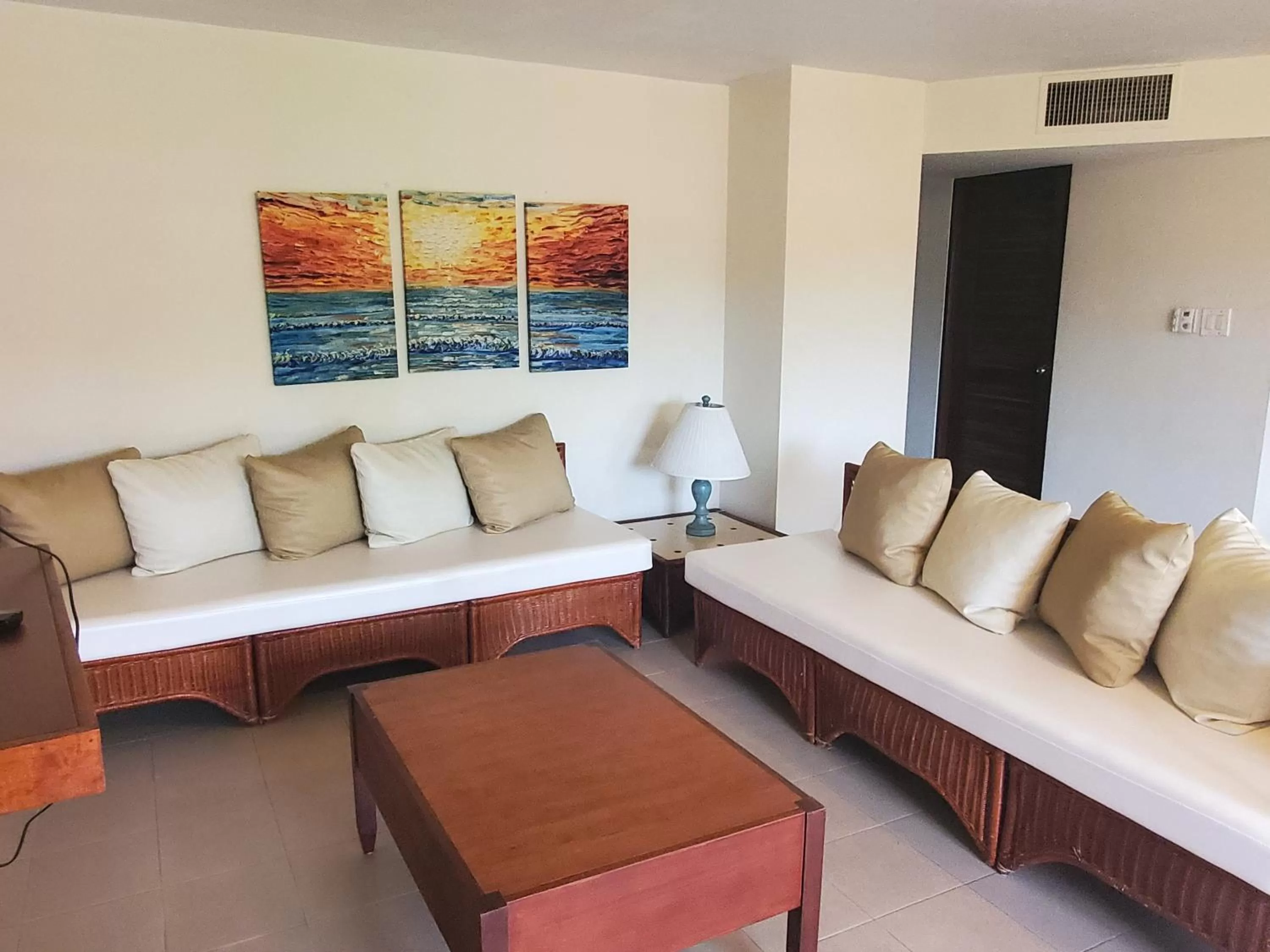 Living room in The Village at Palmas del Mar