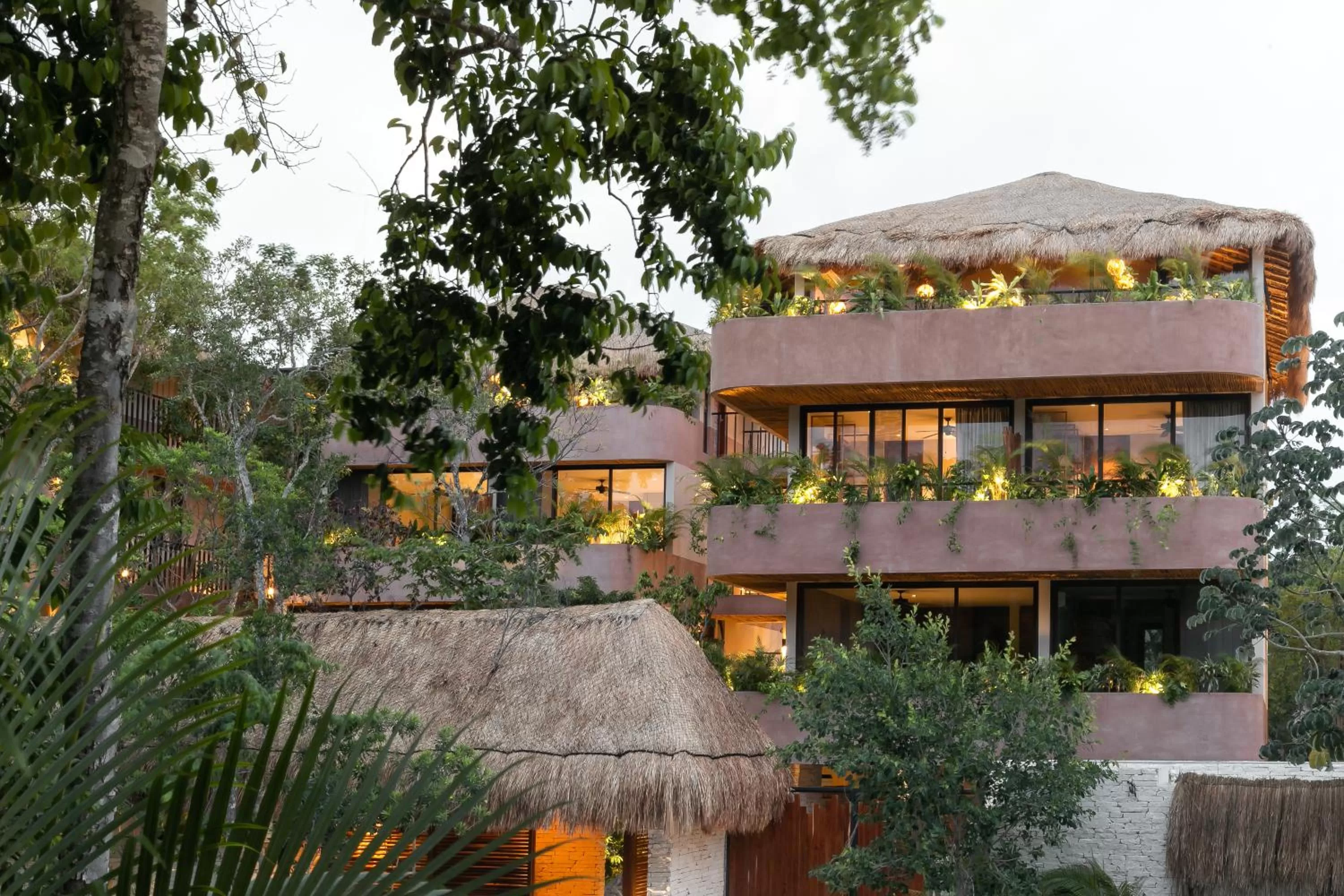 Property building in Zereno Tulum Beach Club Access