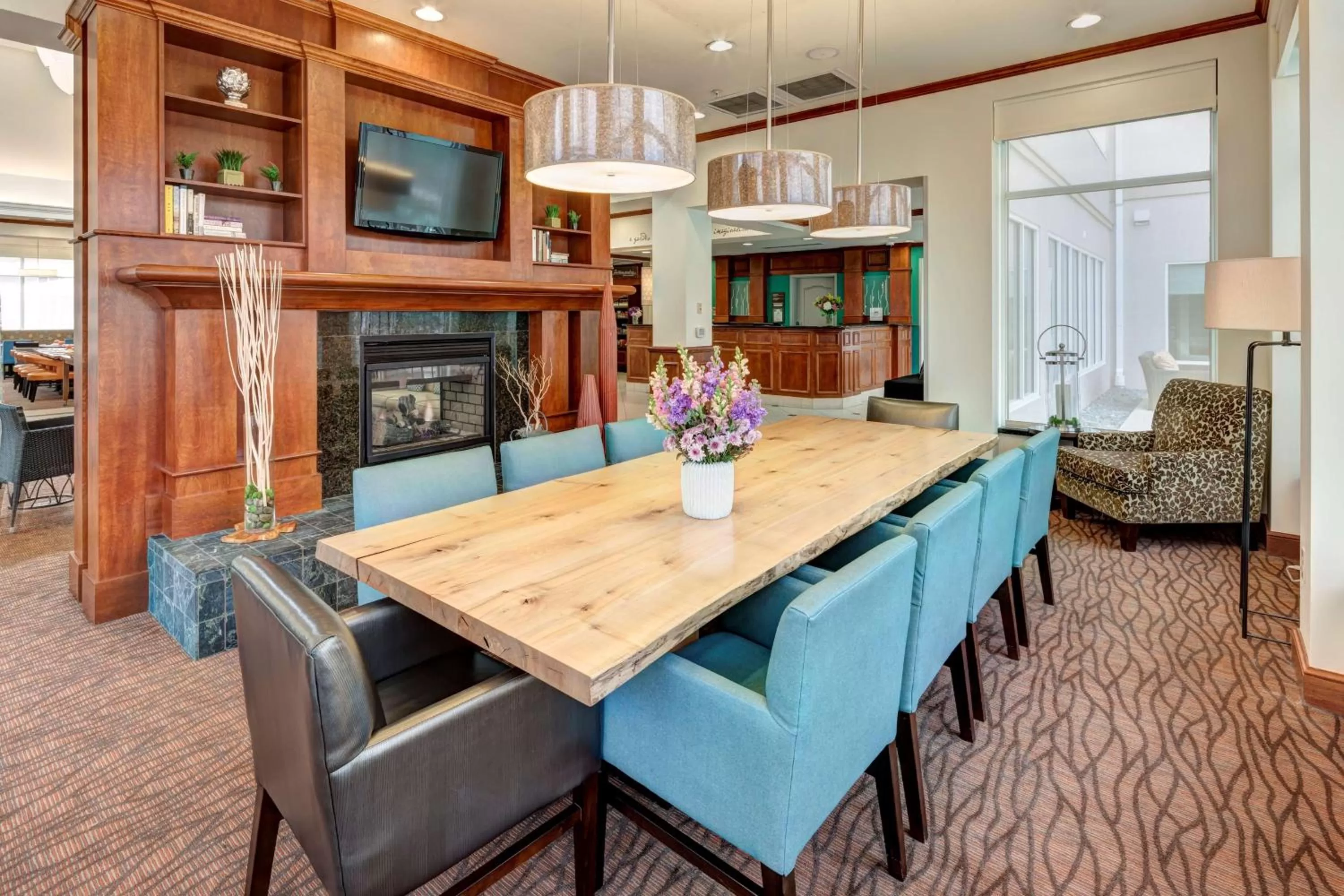 Lobby or reception in Hilton Garden Inn Austin North