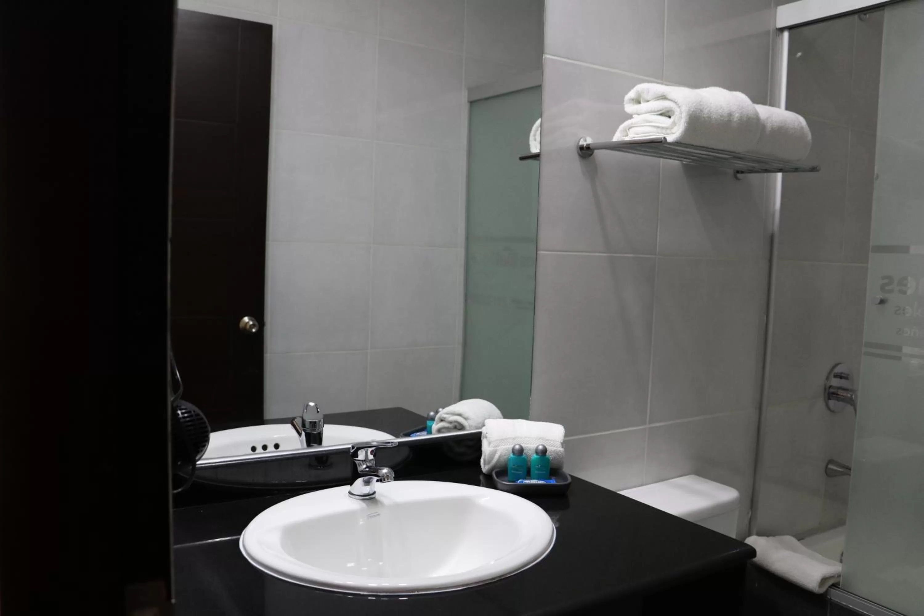 Shower in Delfines Apart Hotel