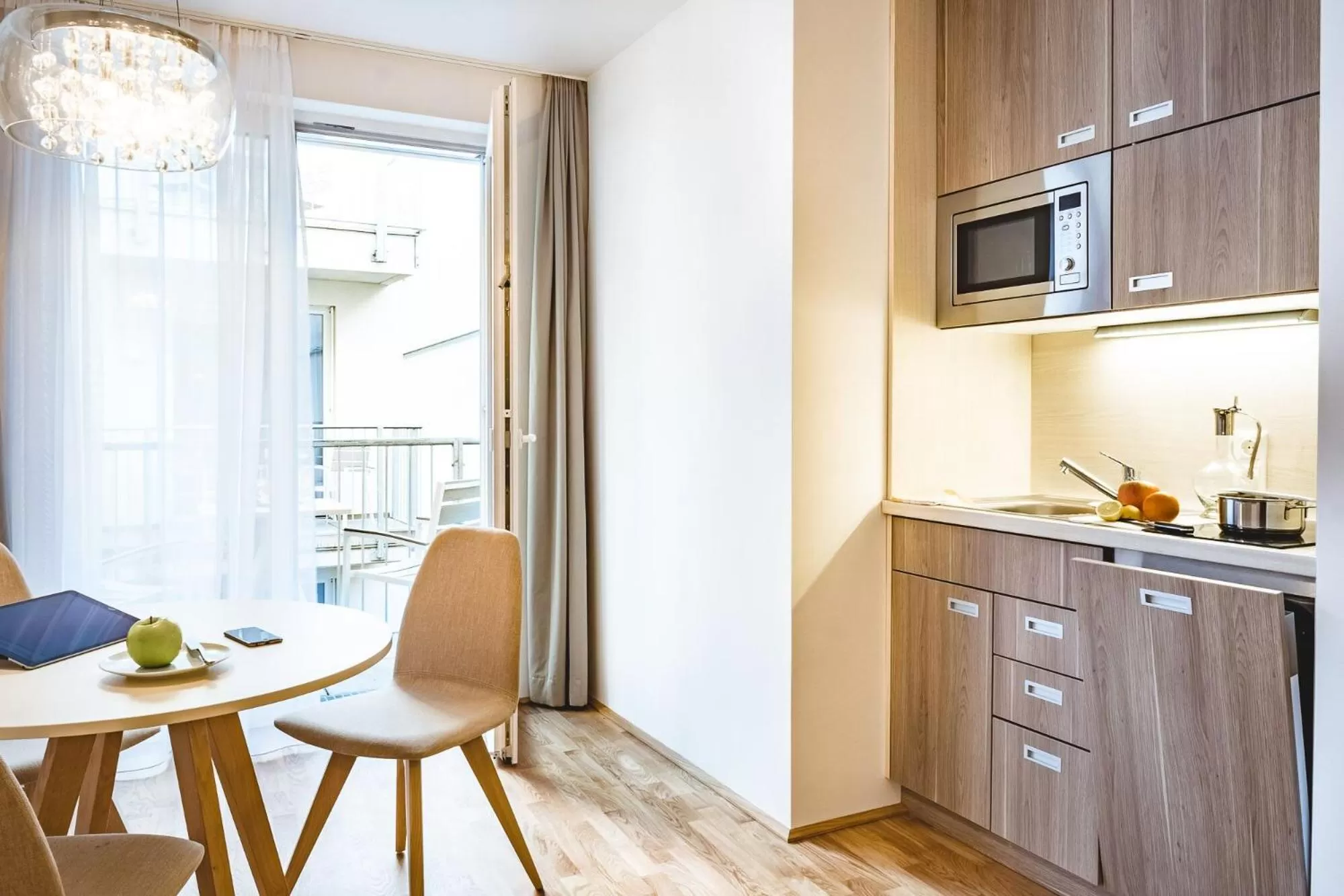 Kitchen or kitchenette in Oliver Urban I Self check-in Apartments