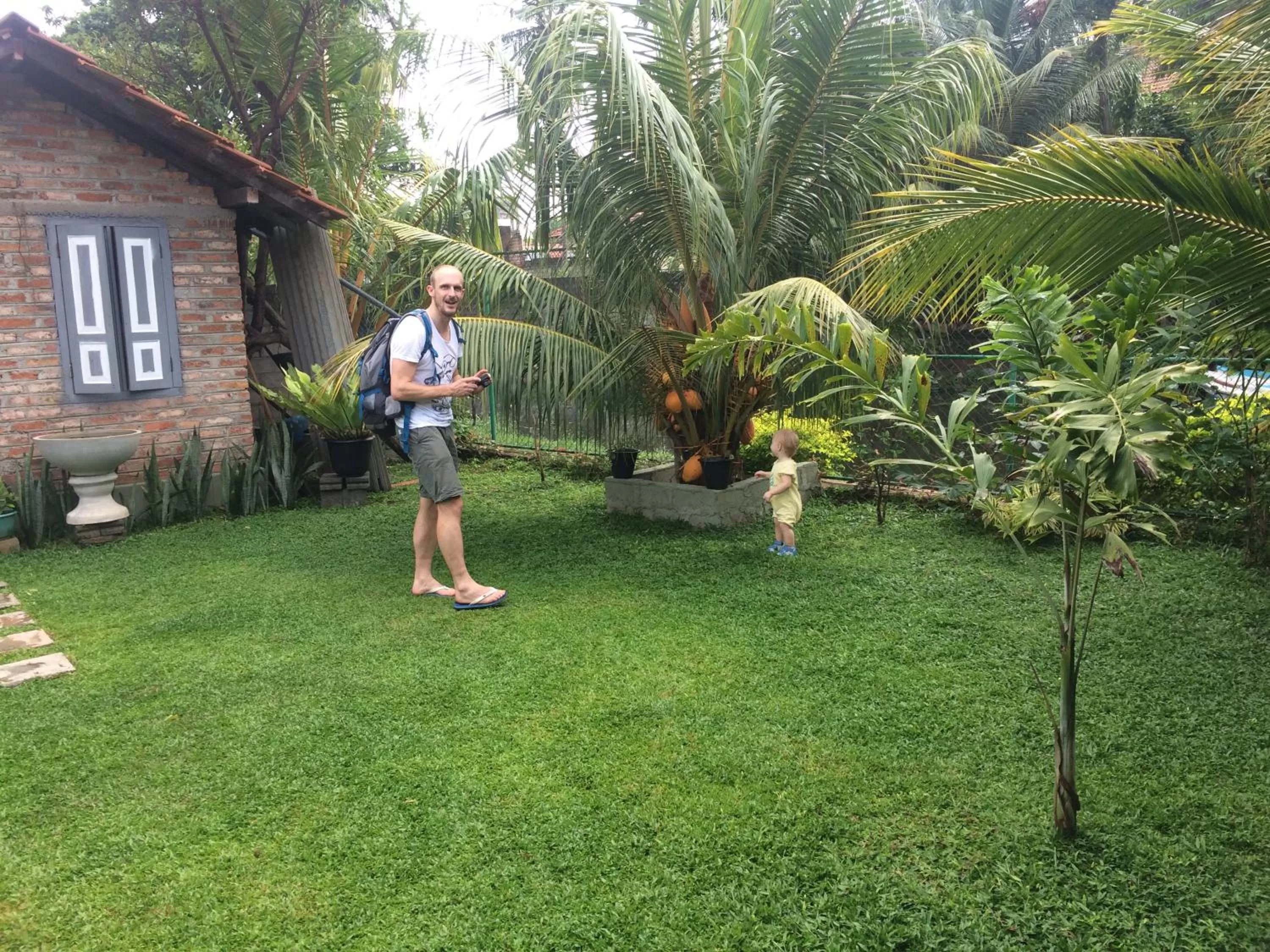 Garden view in Green Wood Villa Negombo