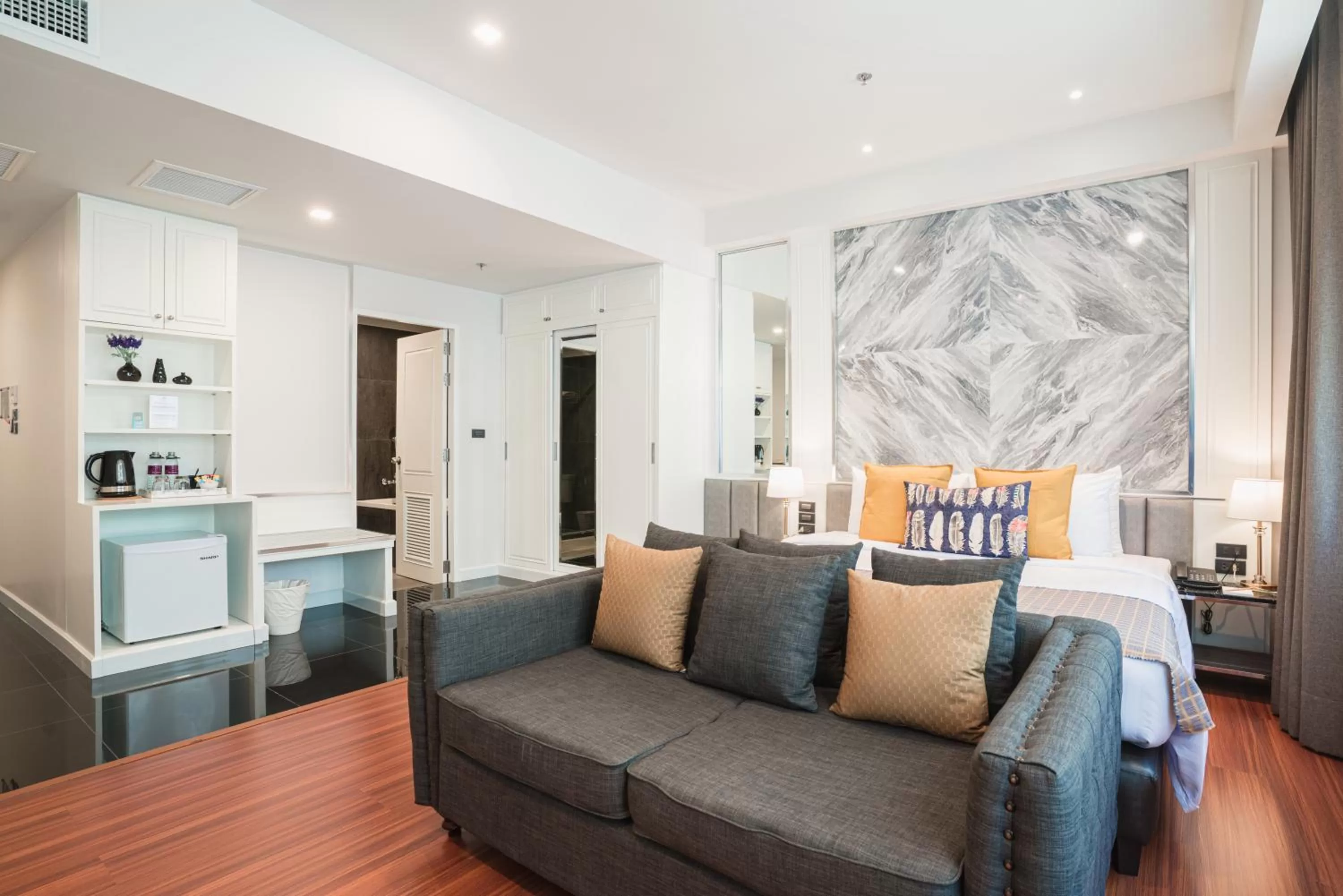 Bedroom in The Bless Hotel and Residence