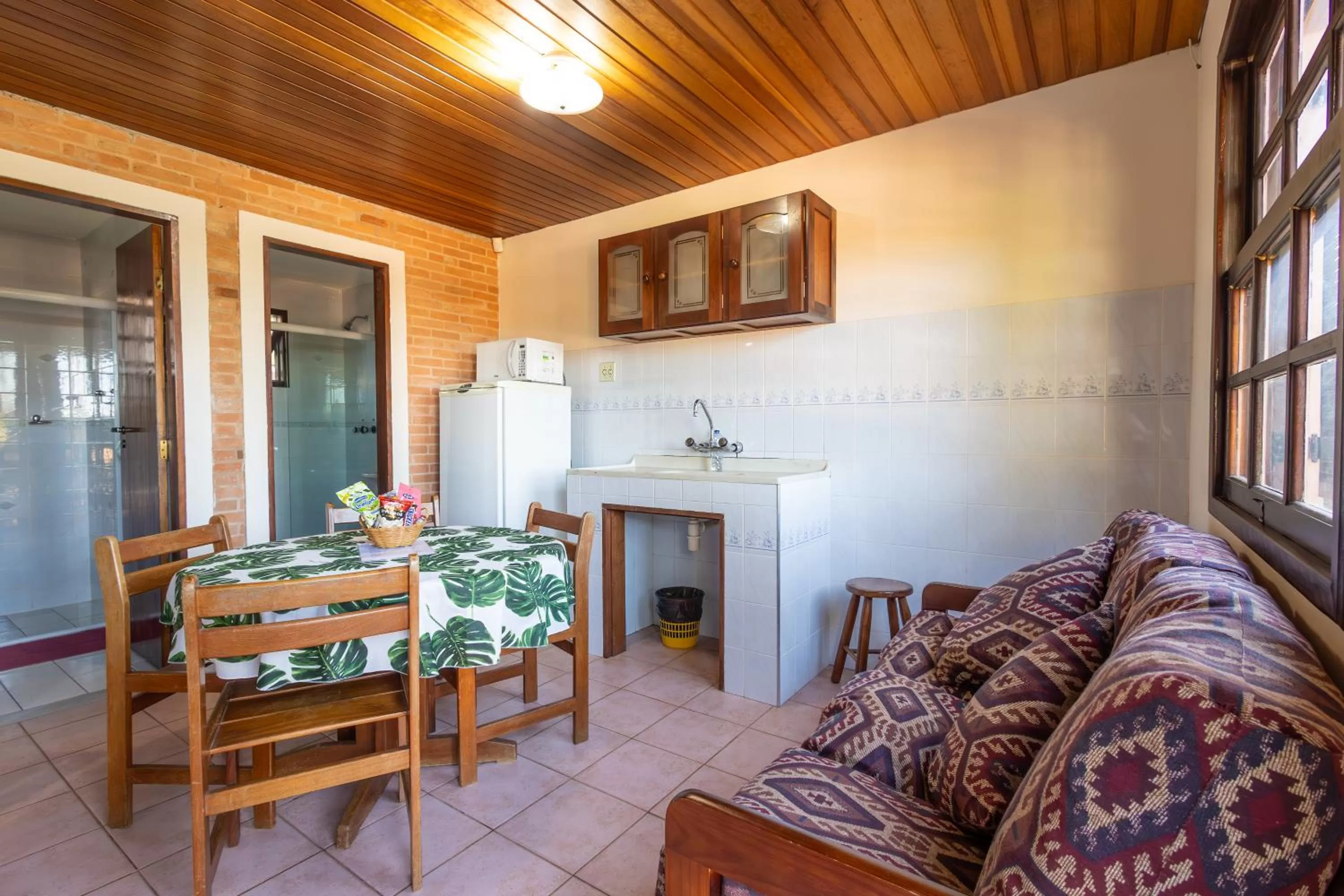 Dining Area in Chalés 3 Pinheiros