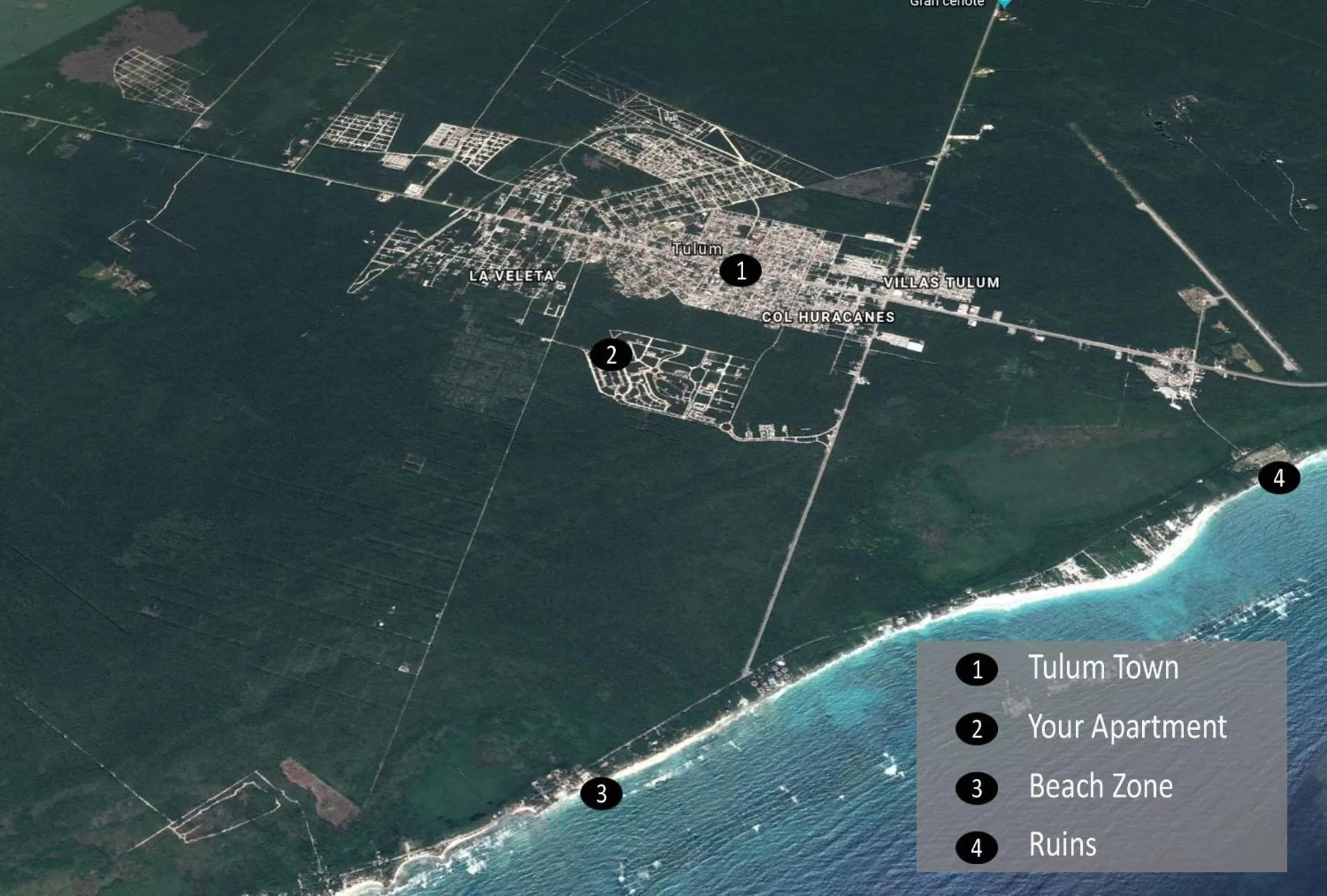 Location in Suites at TreeTops Tulum