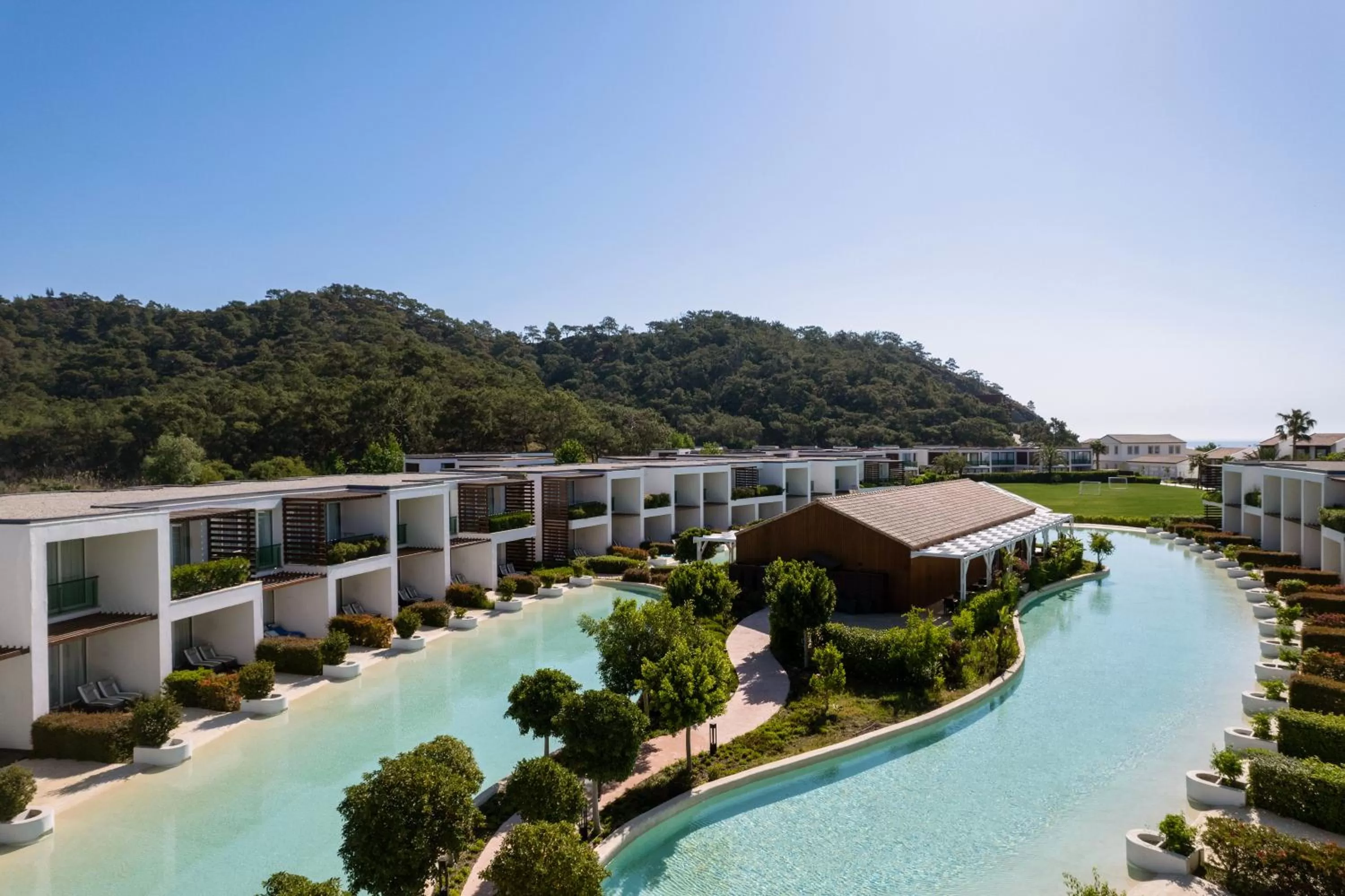 Pool view in Rixos Premium Tekirova - The Land of Legends Access