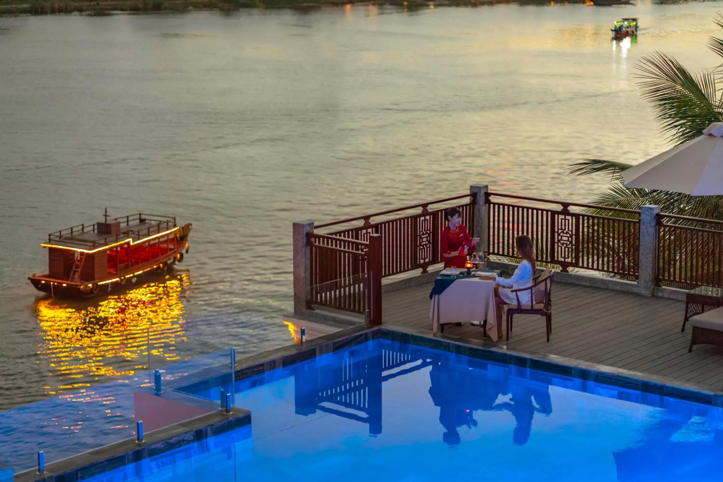 Restaurant/places to eat in Little Riverside Hoi An . A Luxury Hotel & Spa