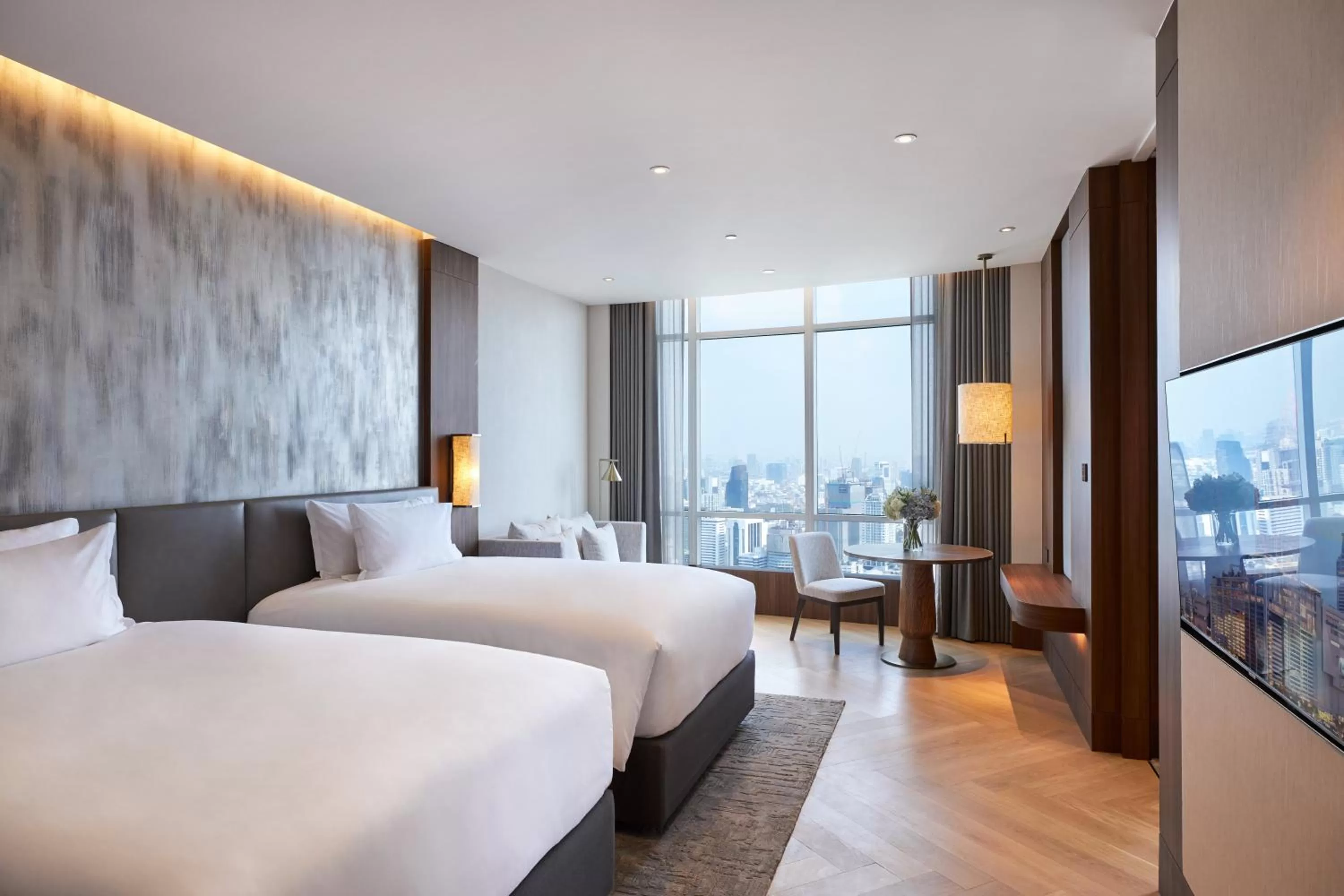 Photo of the whole room, Bed in Centara Grand At CentralWorld