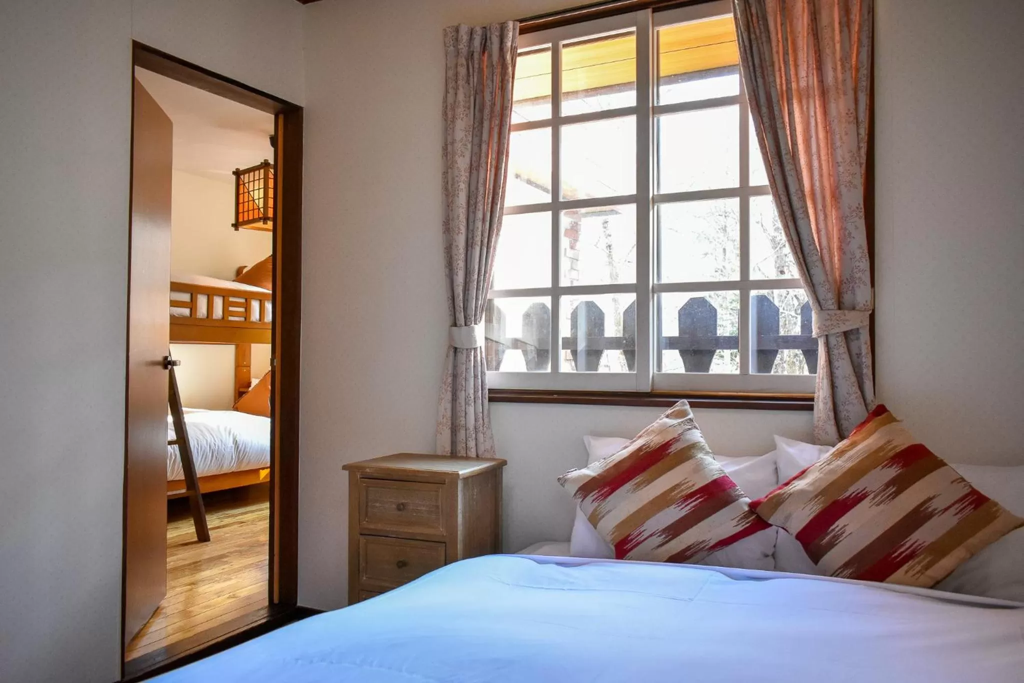 Bed in Panketo Lodge & Yoga Studio