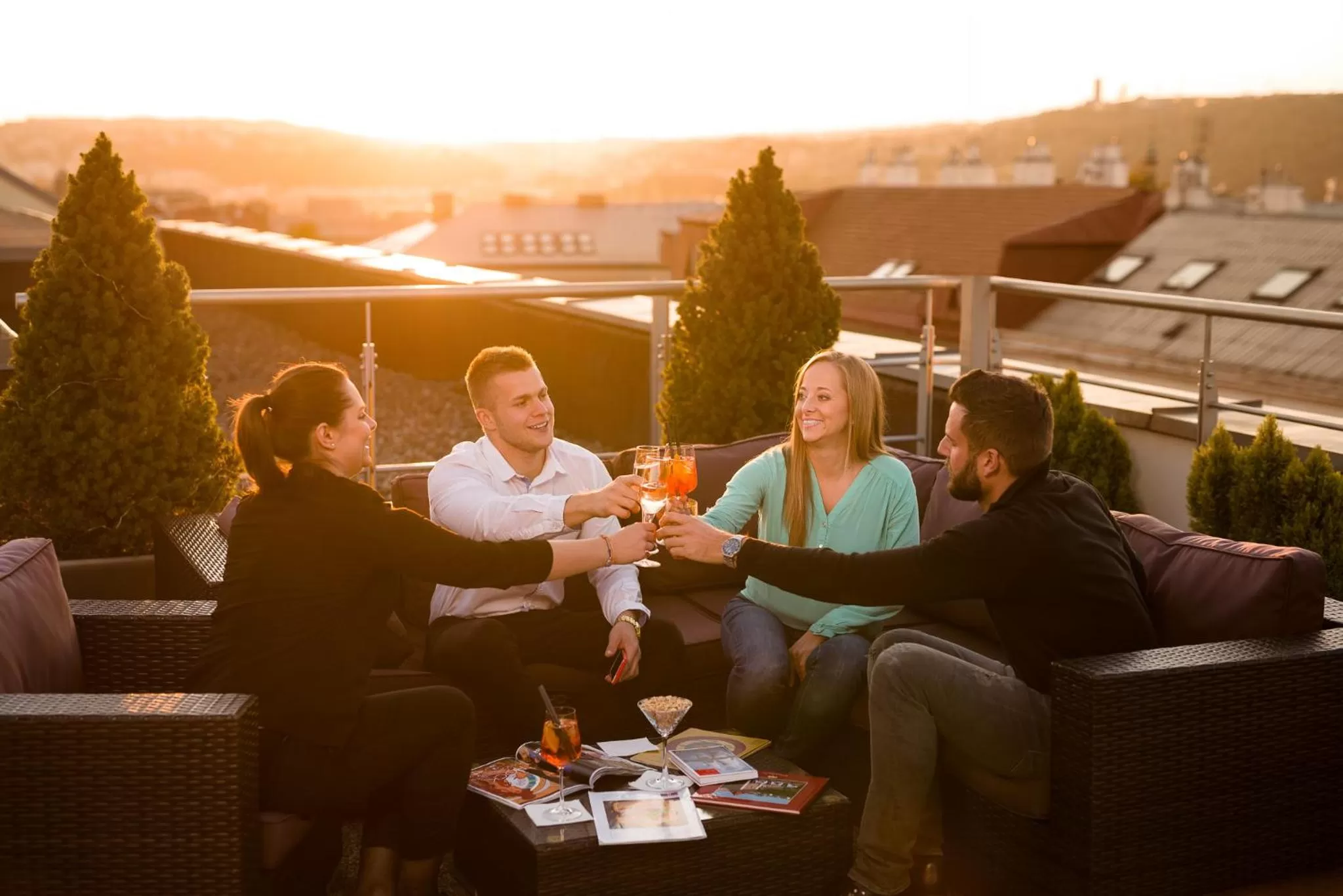 People in Novotel Praha Wenceslas Square