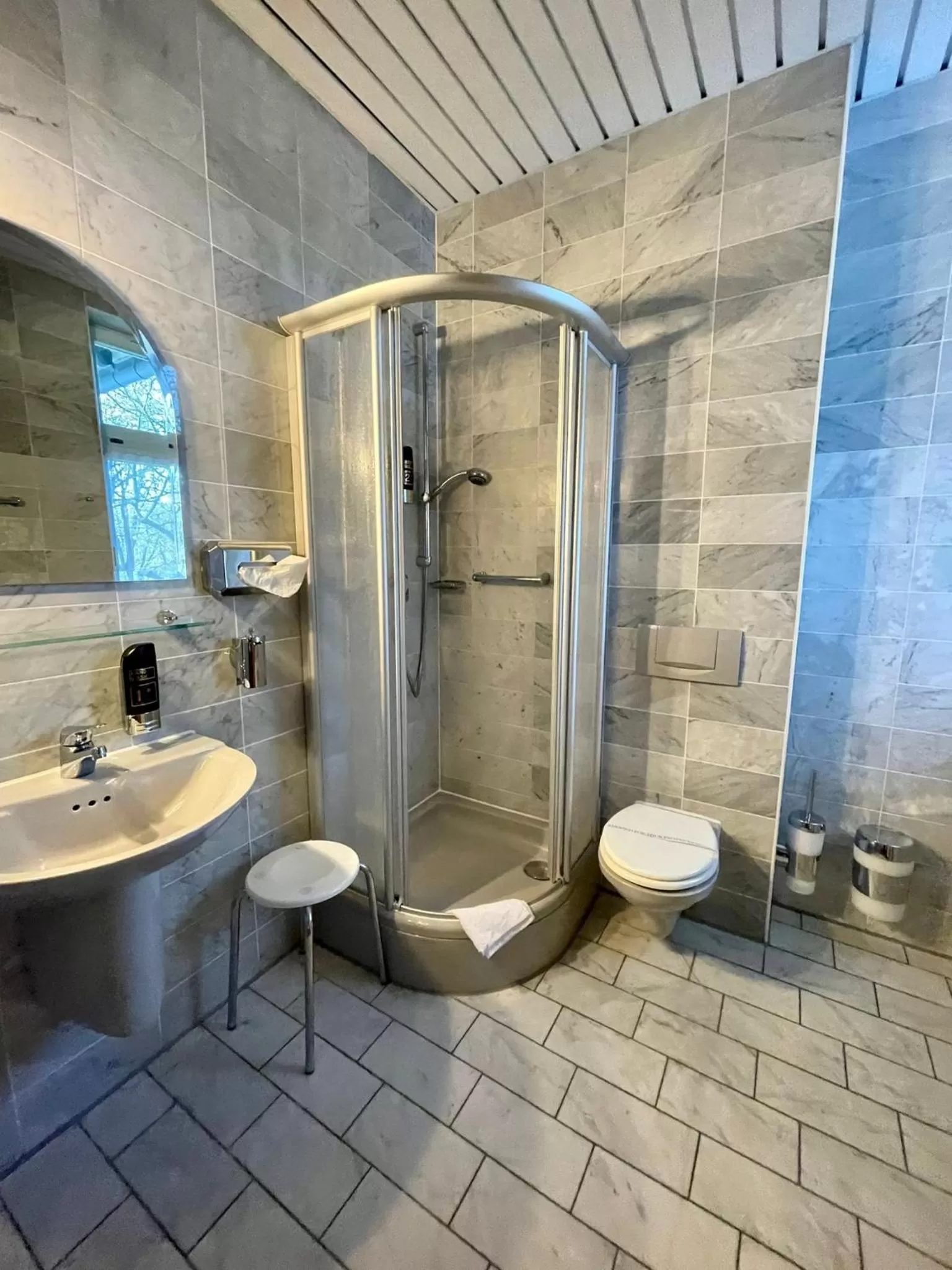 Shower in Parkhotel Waldschlösschen