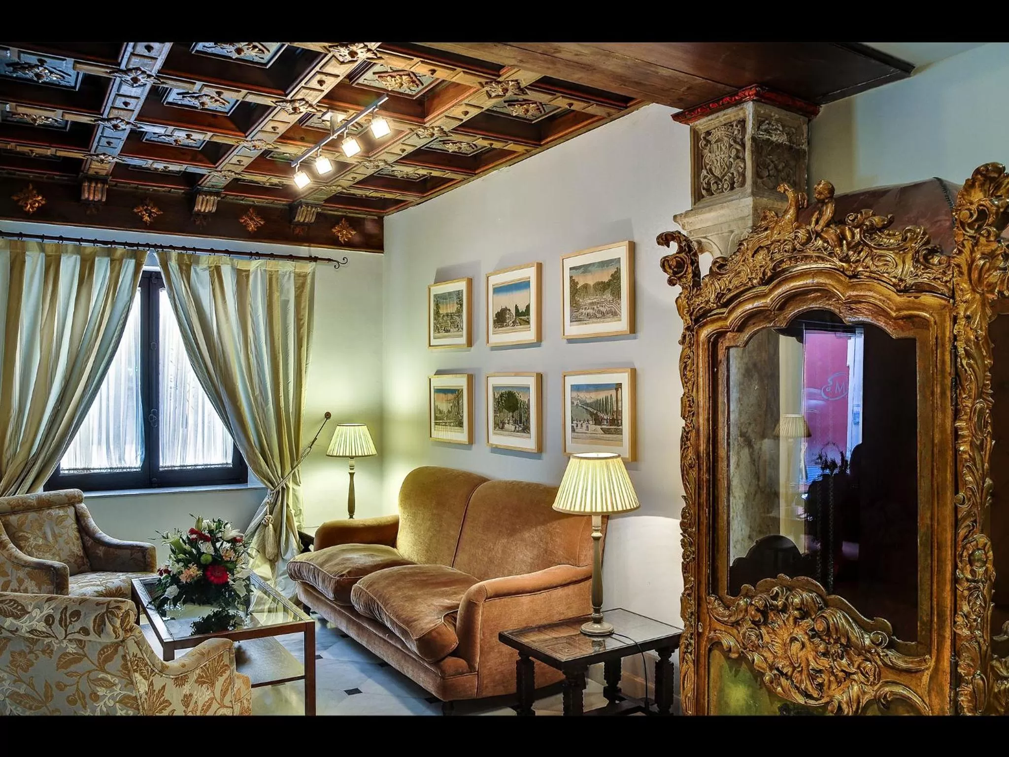 Living room in Hotel Murillo